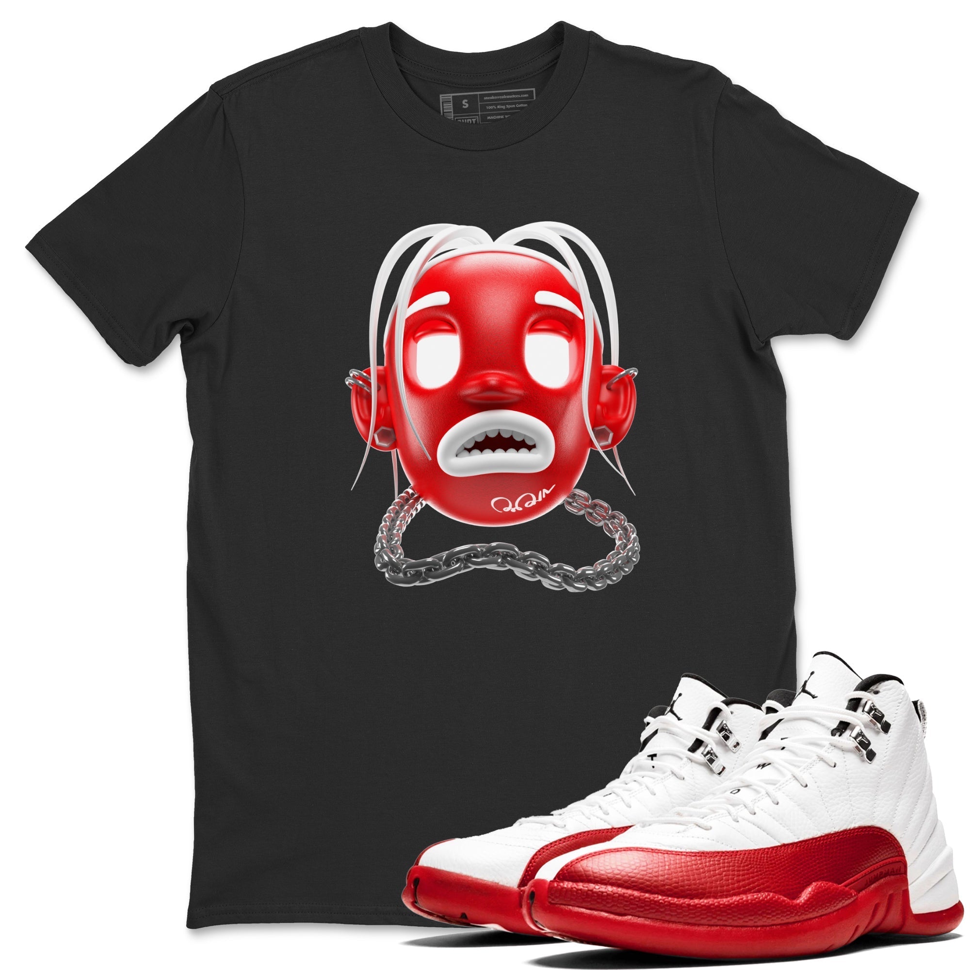 Goosebumps Boy Unisex Tops - Air Jordan 12 Cherry