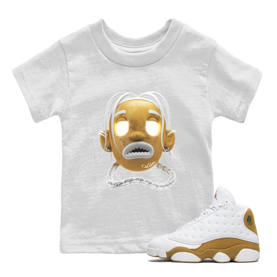 Goosebumps Boy Kids Tops - Air Jordan 13 Wheat