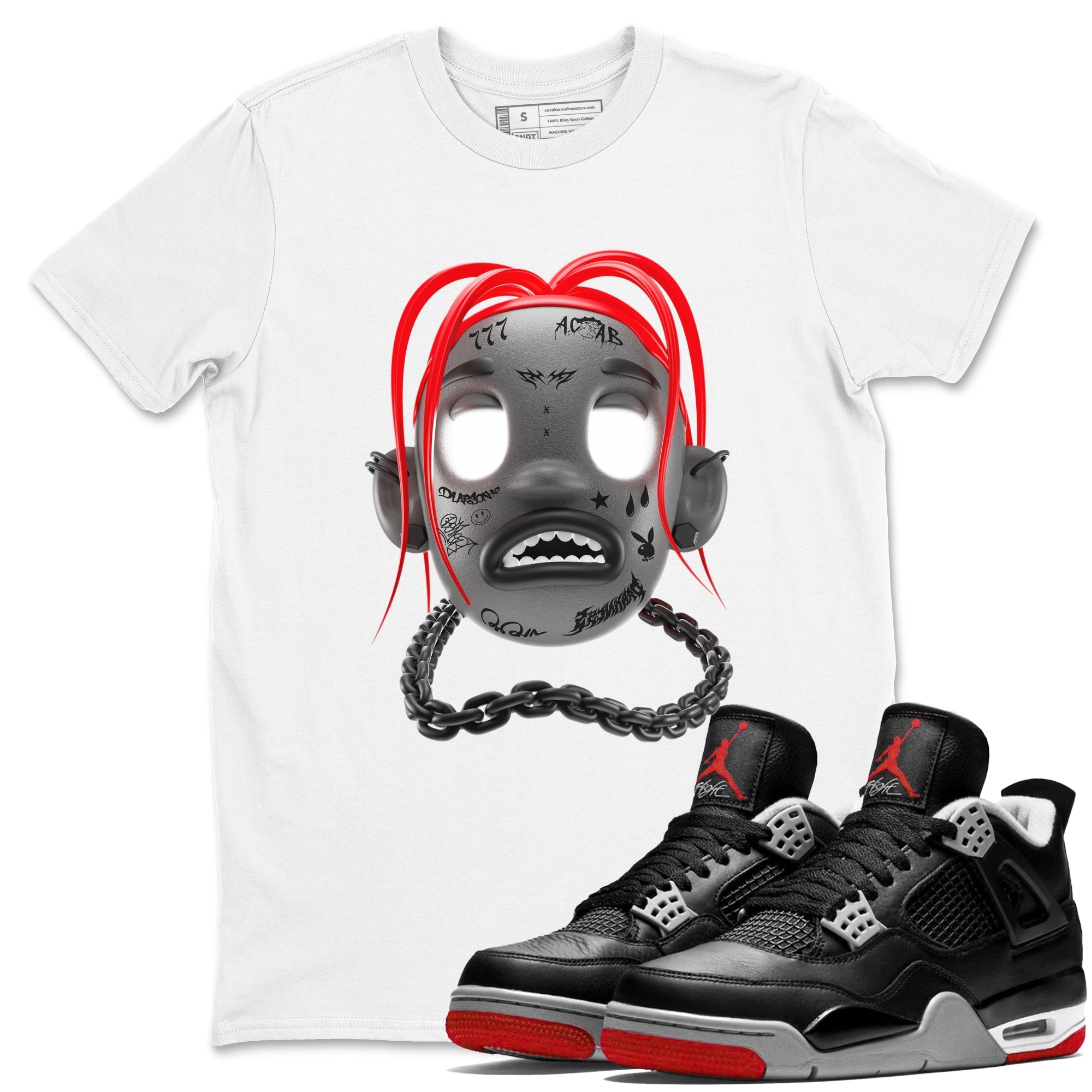 Goosebumps Boy snkmatch Tees - Air Jordan 4 Bred Reimagined