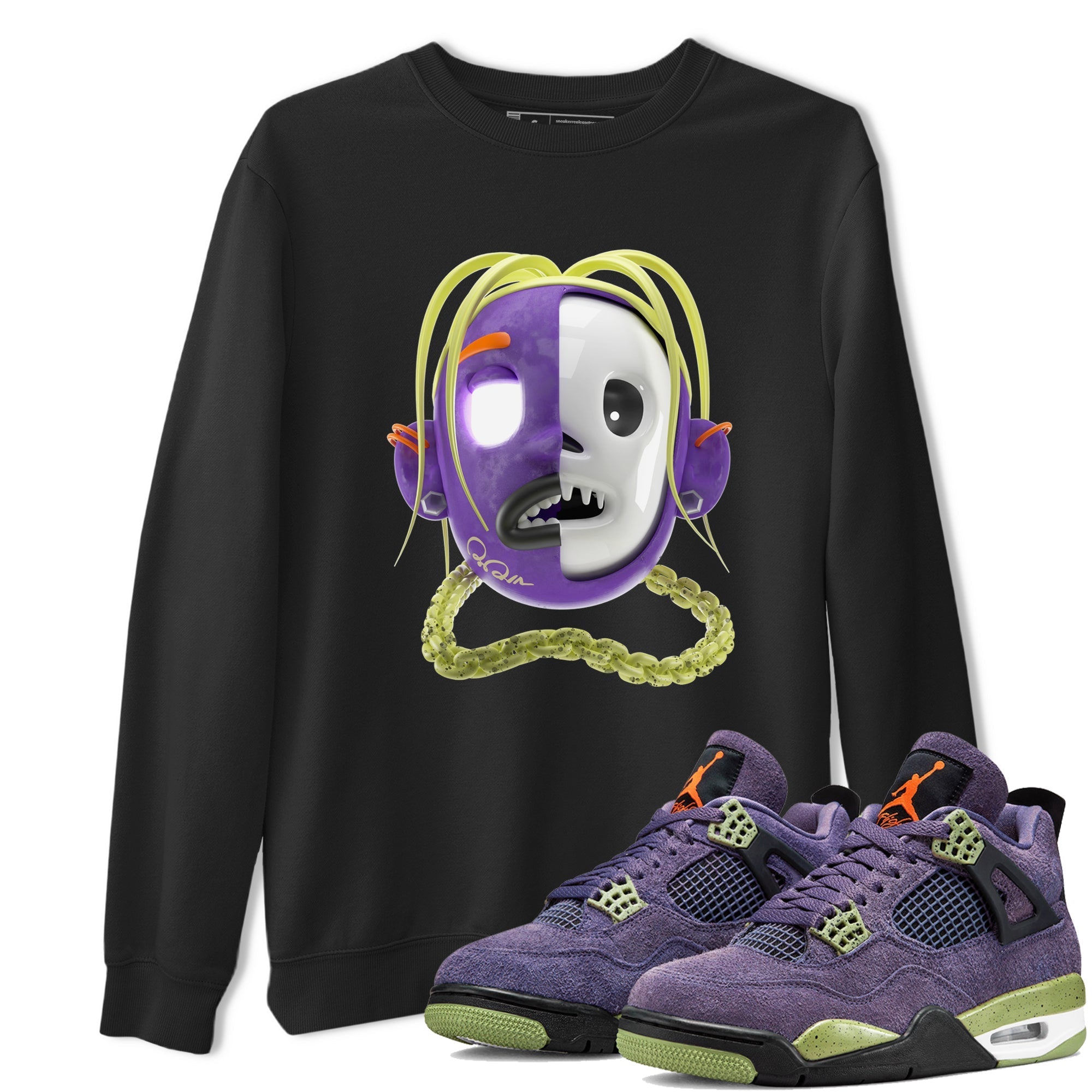 Goosebumps Boy snkmatch Tee - Air Jordan 4 Canyon Purple