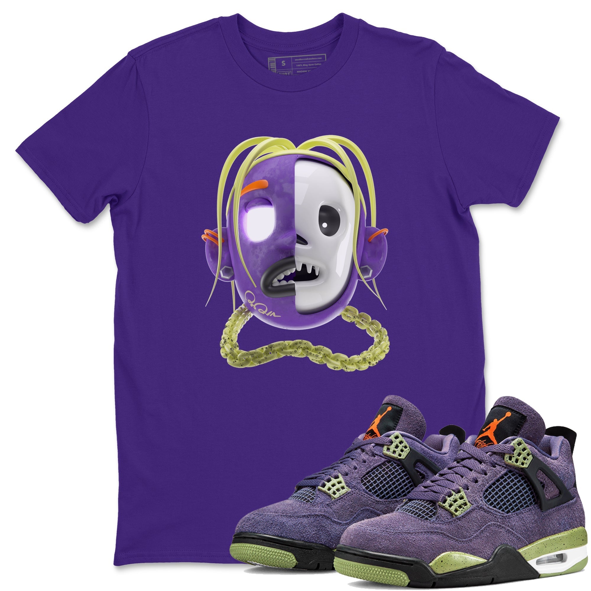 Goosebumps Boy snkmatch Tee - Air Jordan 4 Canyon Purple