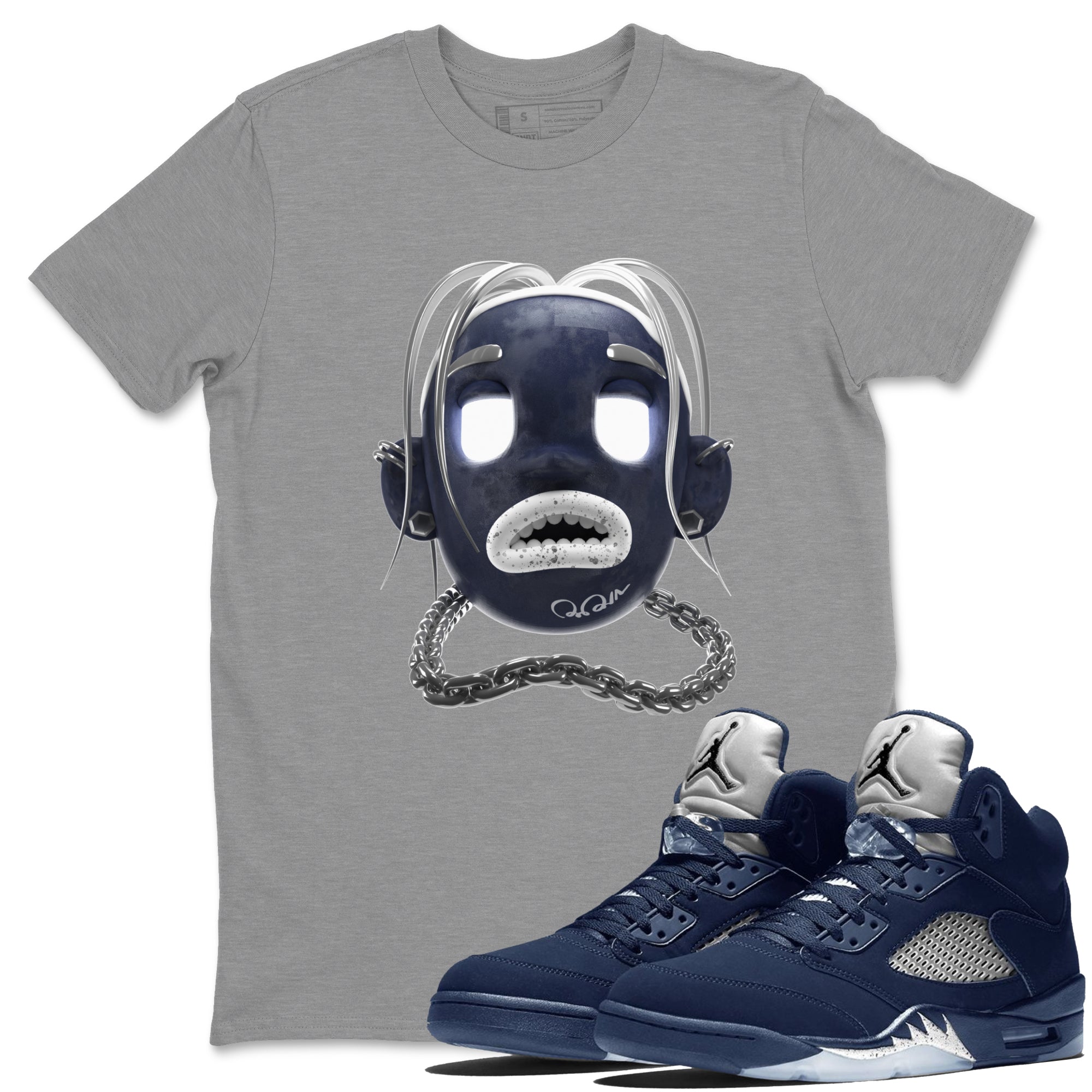 Goosebumps Boy Unisex Tops - Air Jordan 5 Georgetown