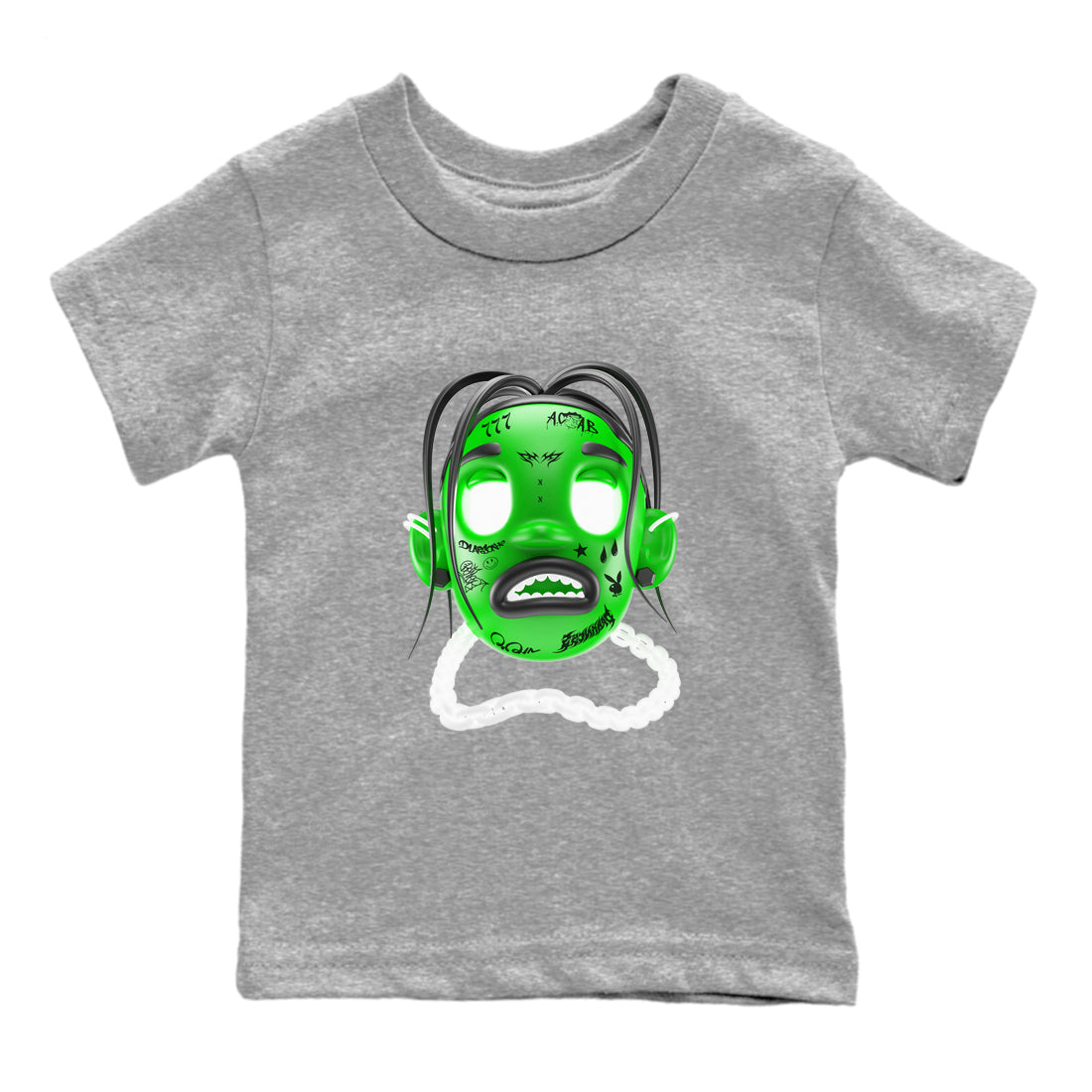 Goosebumps Boy snkmatch Tees Kids - Air Jordan 5 Lucky Green