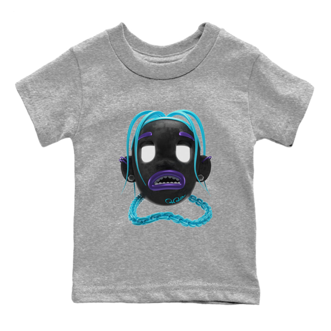 Goosebumps Boy Kids Tops - Air Jordan 6 Aqua