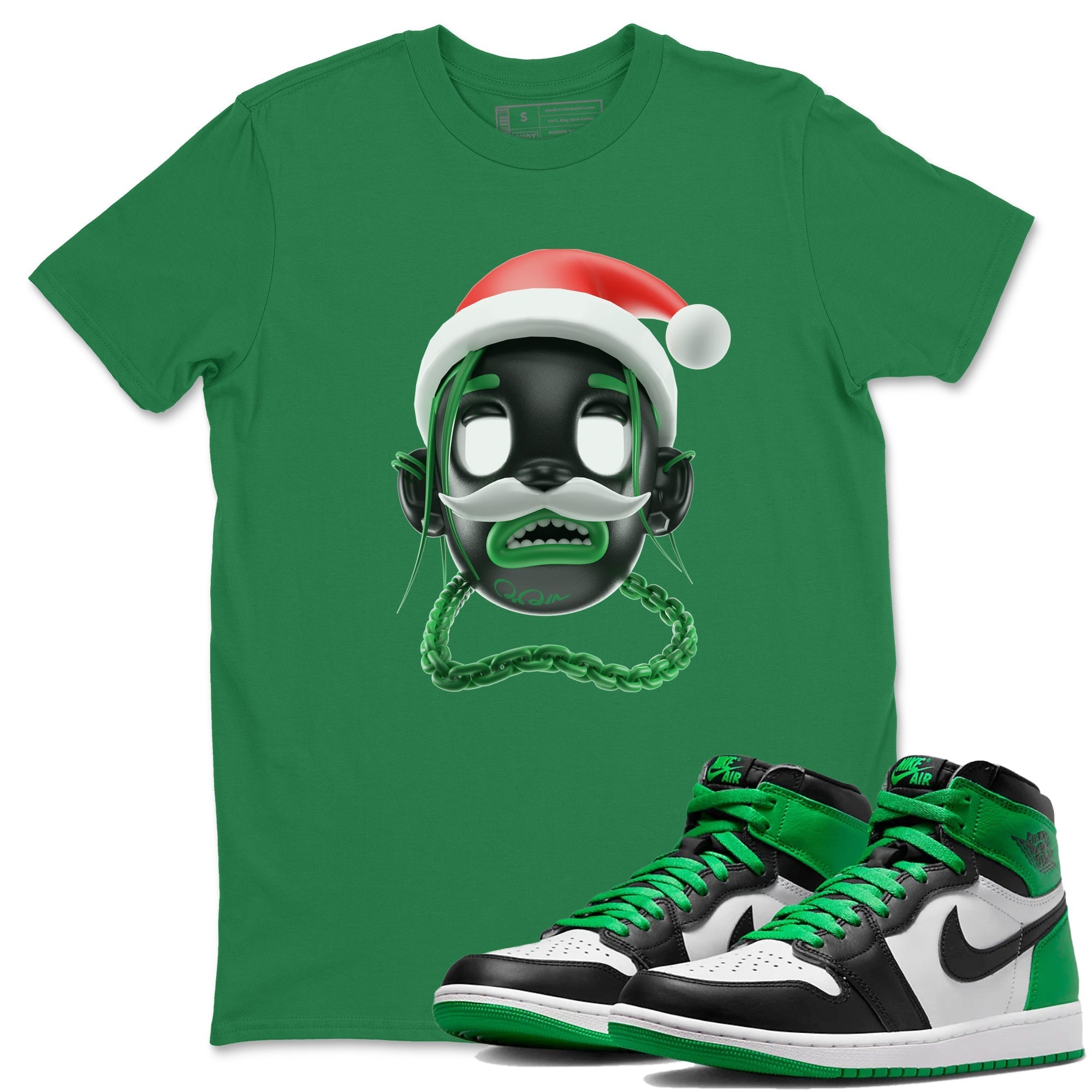 Goosebumps Boy Christmas Edition snkmatch Tee - Air Jordan 1 Celtics