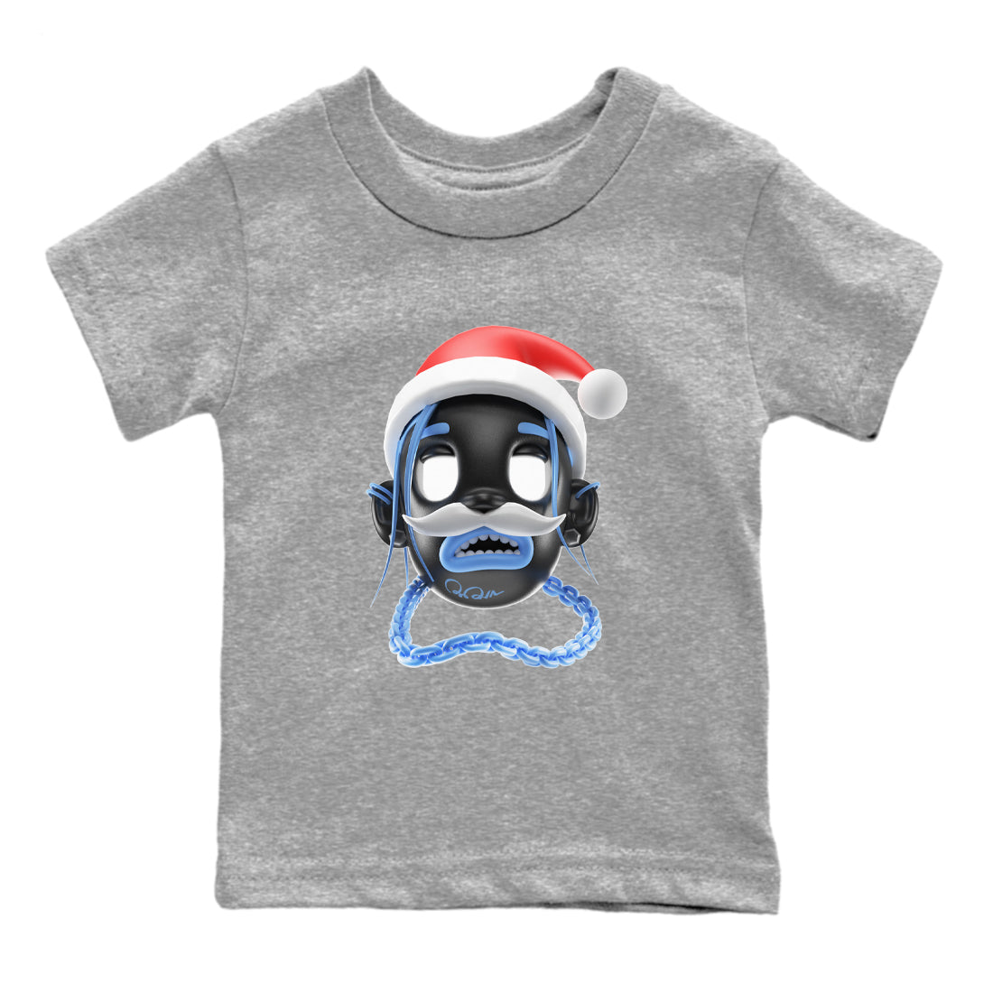 Goosebumps Boy Christmas Edition snkmatch Tee Kids - Air Jordan 1 UNC Toe