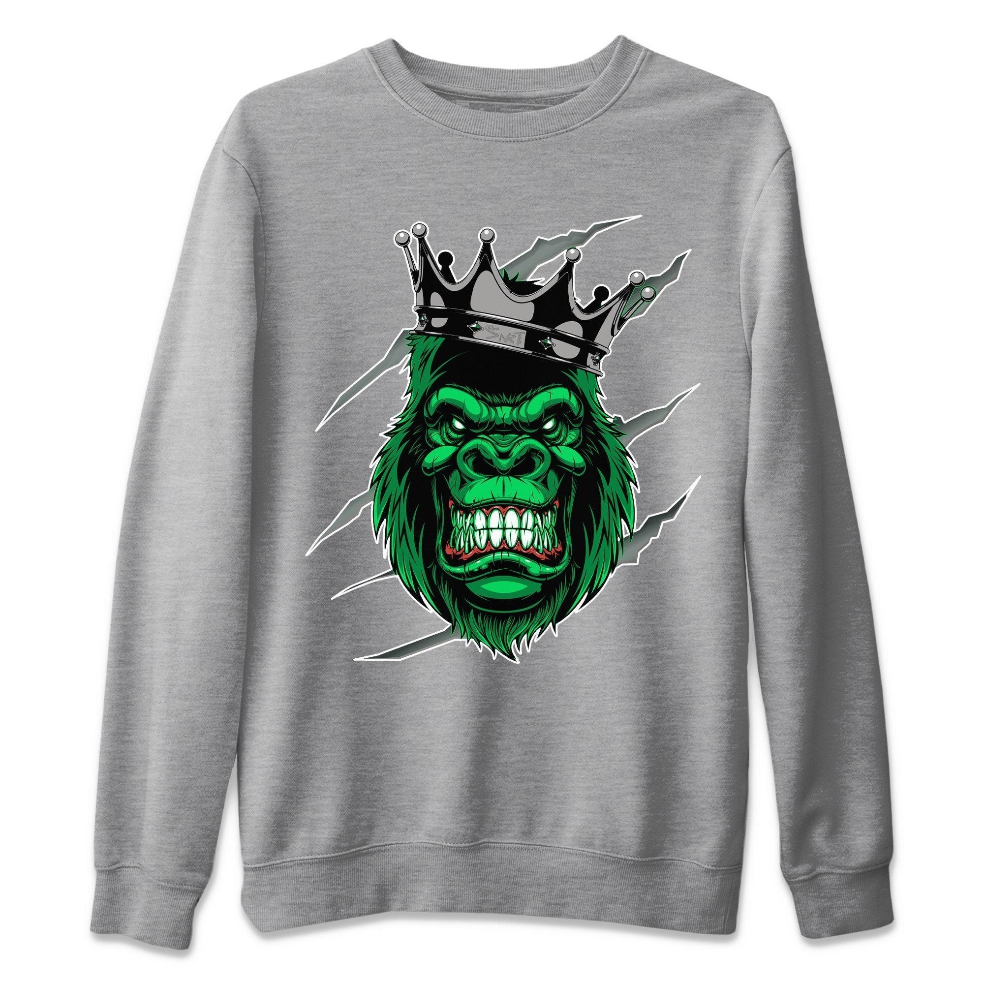 Gorilla Unisex Tops - Air Jordan 3 Pine Green