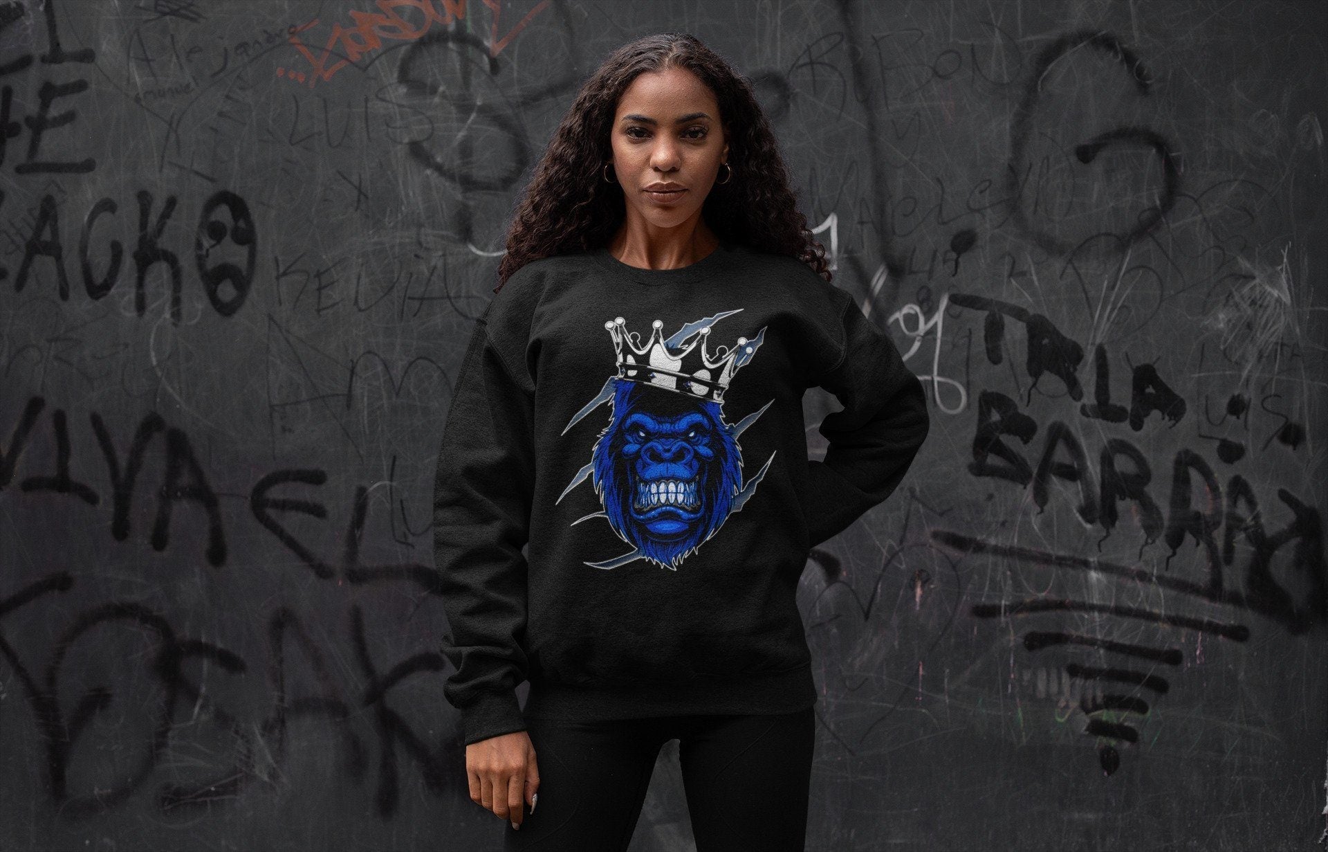 Gorilla Unisex Tops - Air Jordan 3 Racer Blue