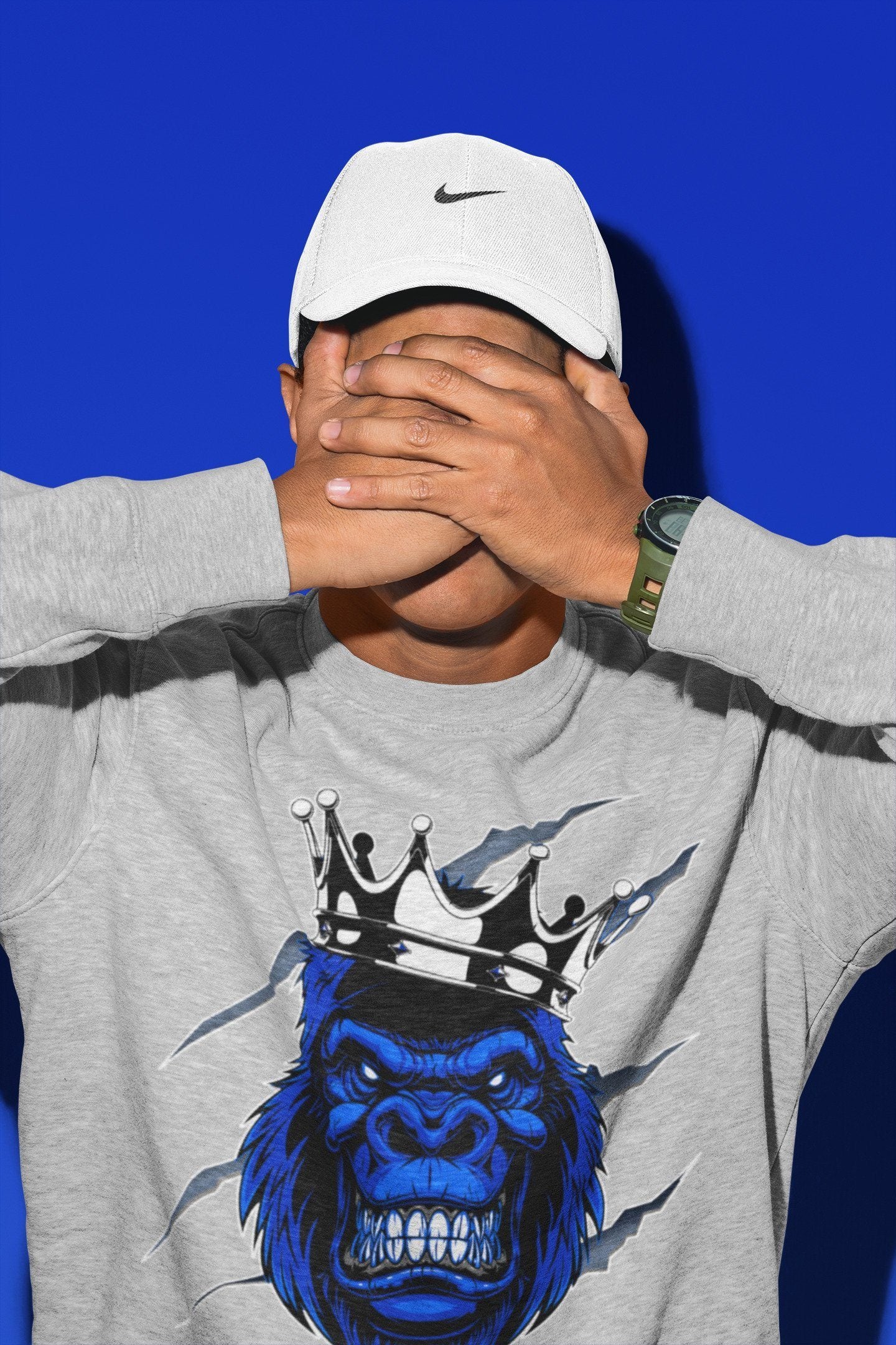 Gorilla Unisex Tops - Air Jordan 3 Racer Blue