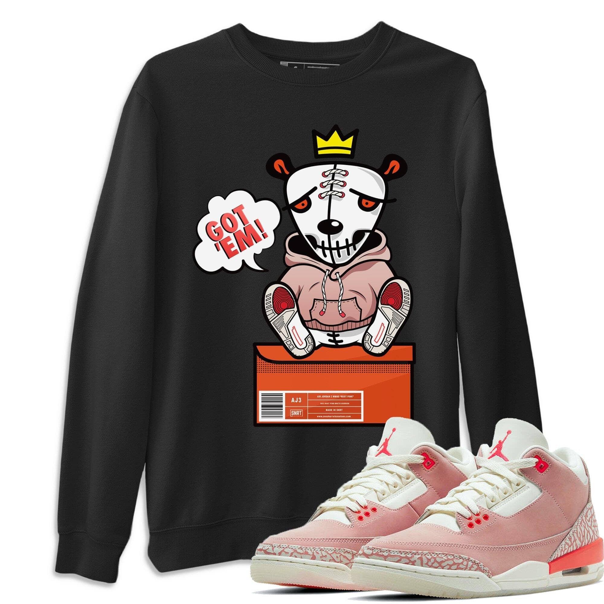 Got Em Unisex Tops - Air Jordan 3 Rust Pink