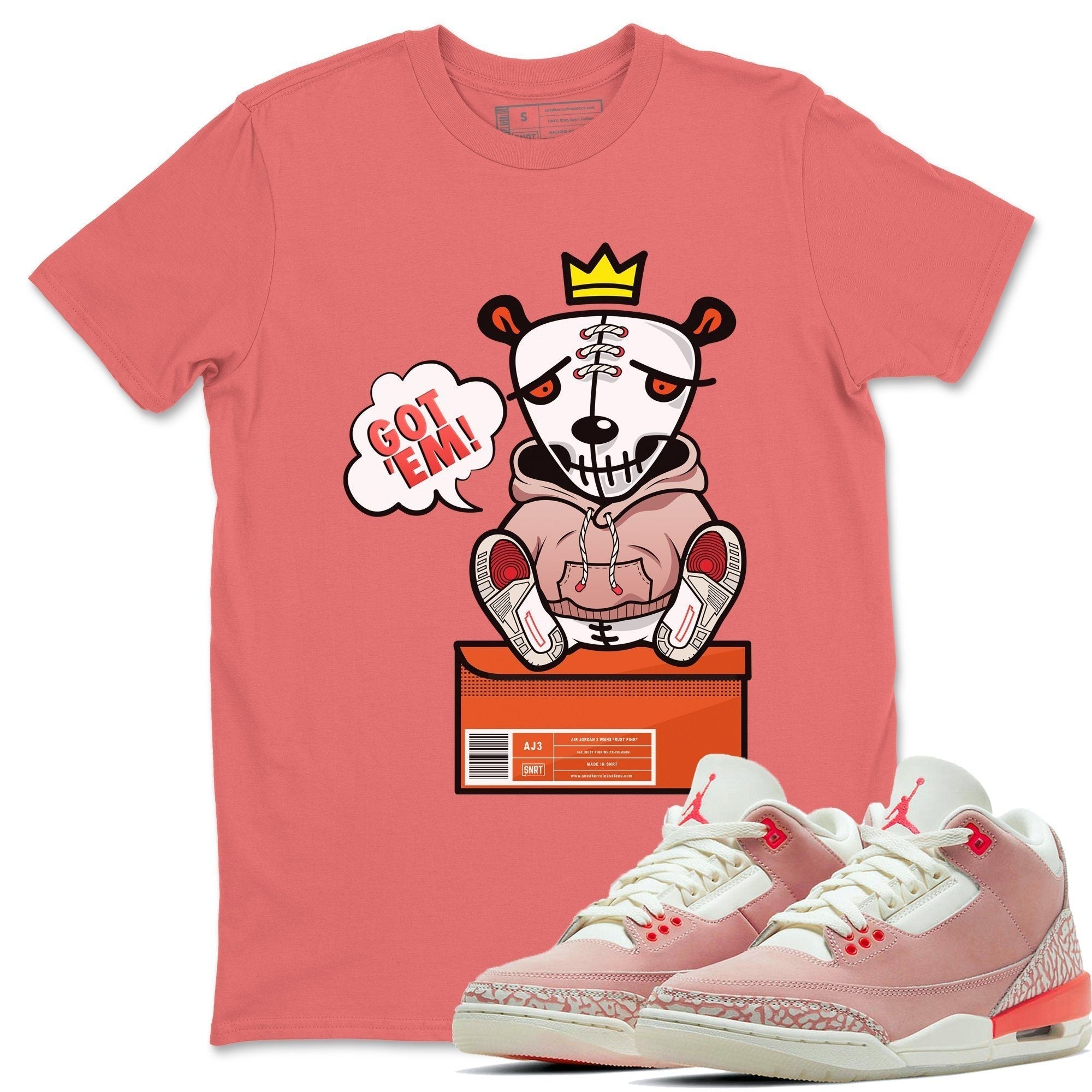Got Em Unisex Tops - Air Jordan 3 Rust Pink