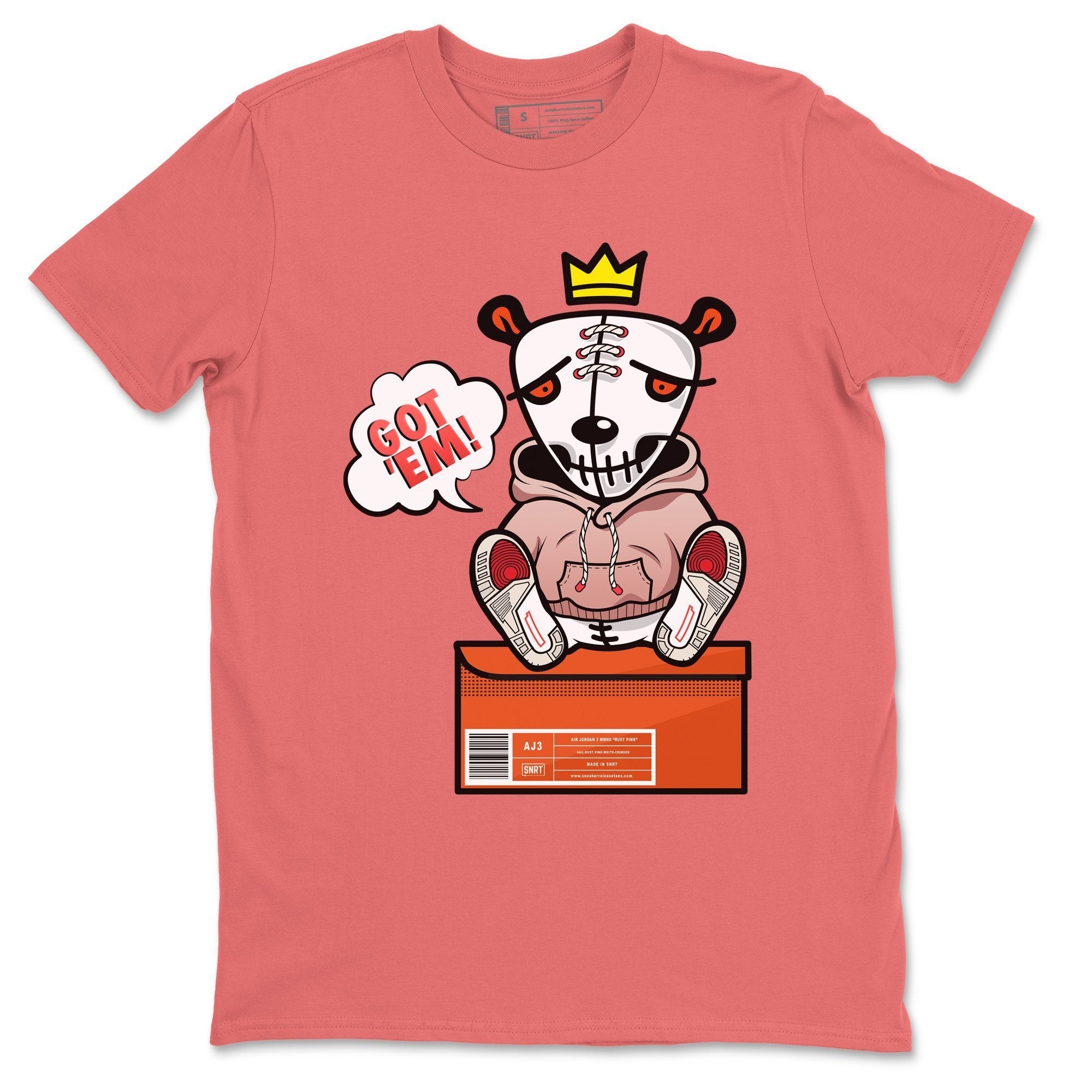 Got Em Unisex Tops - Air Jordan 3 Rust Pink