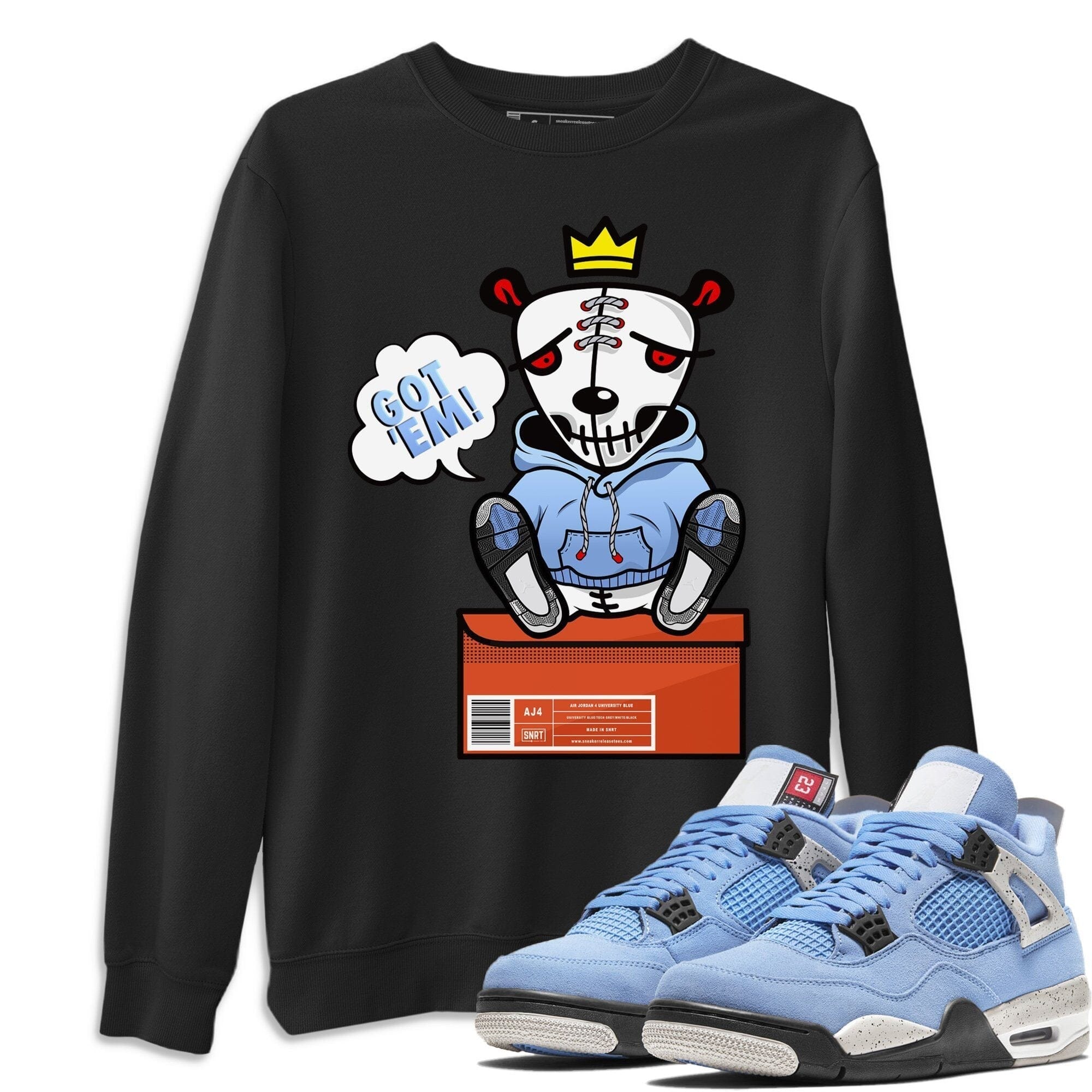 Got Em Unisex Tops - Air Jordan 4 University Blue