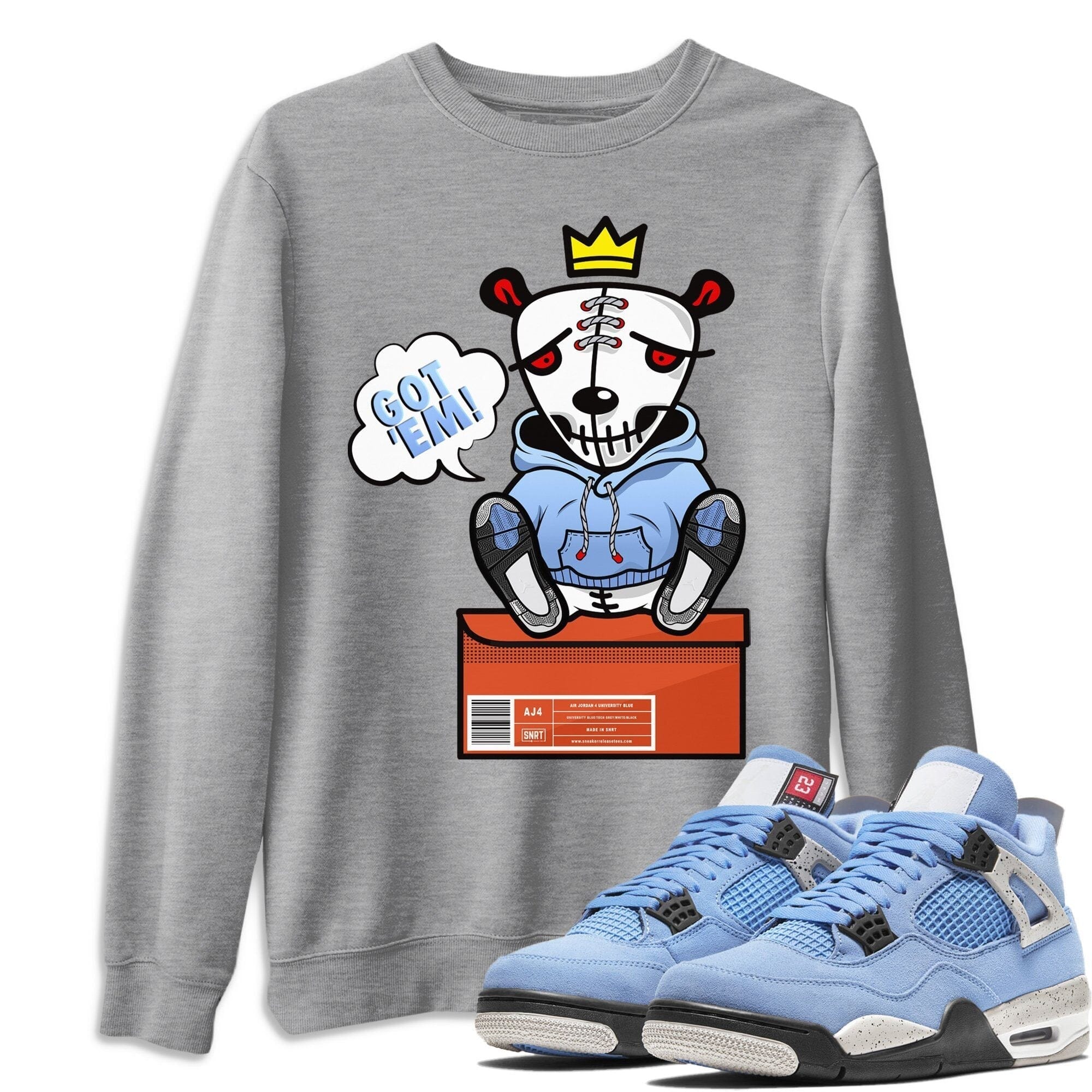 Got Em Unisex Tops - Air Jordan 4 University Blue