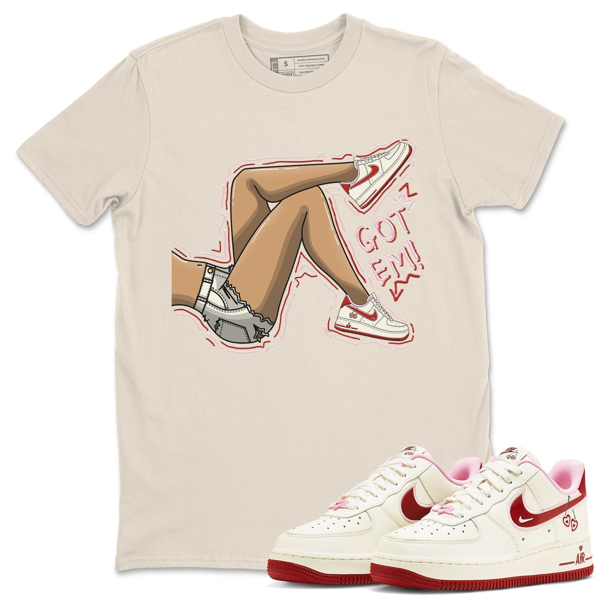 Got Em Legs Unisex Tops - Air Force 1 Valentines Day