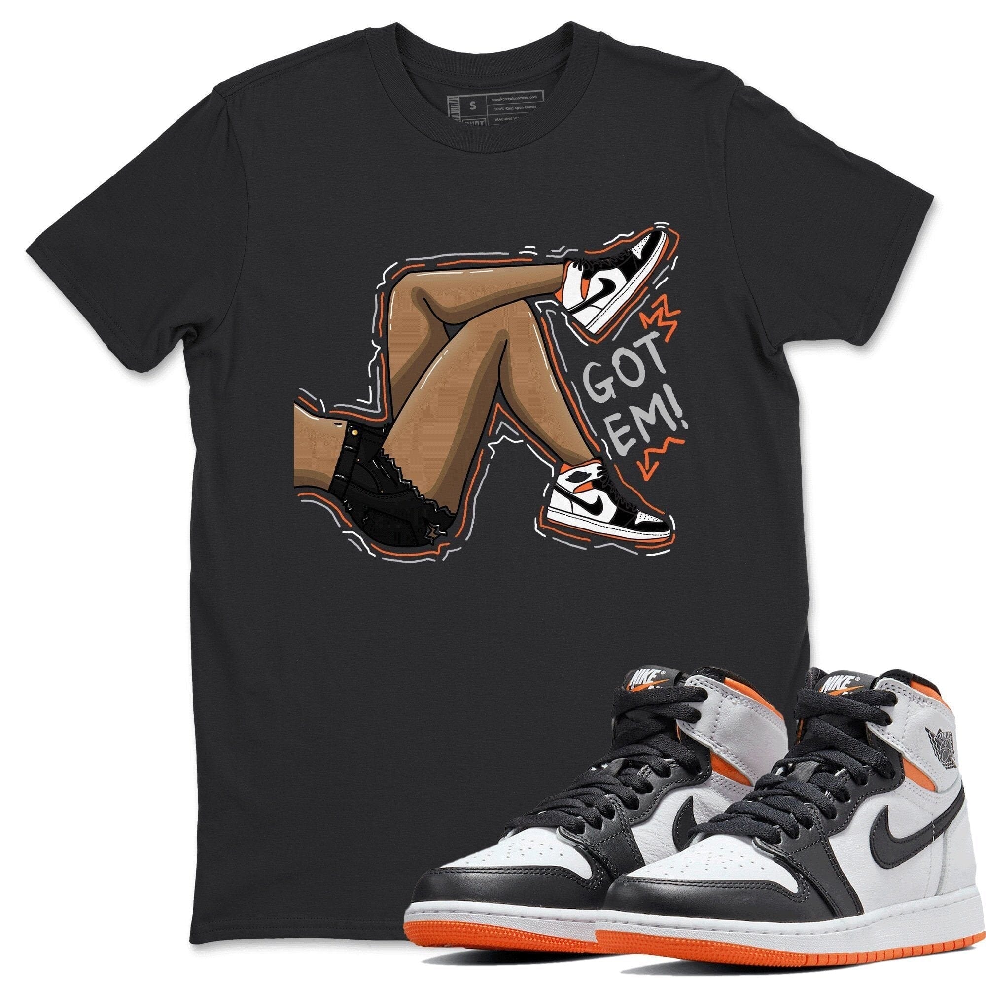 Got Em Legs Unisex Tops - Air Jordan 1 Electro Orange