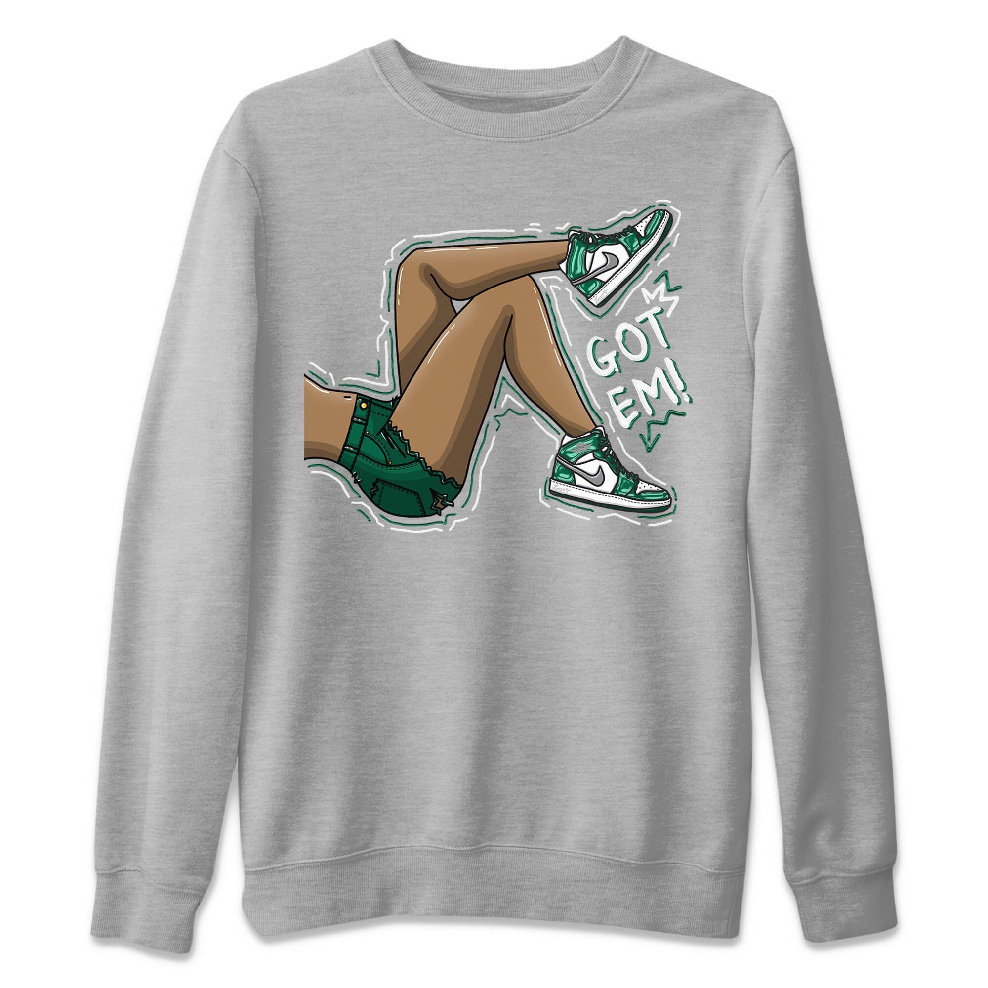 Got Em Legs Unisex Tops - Air Jordan 1 Gorge Green