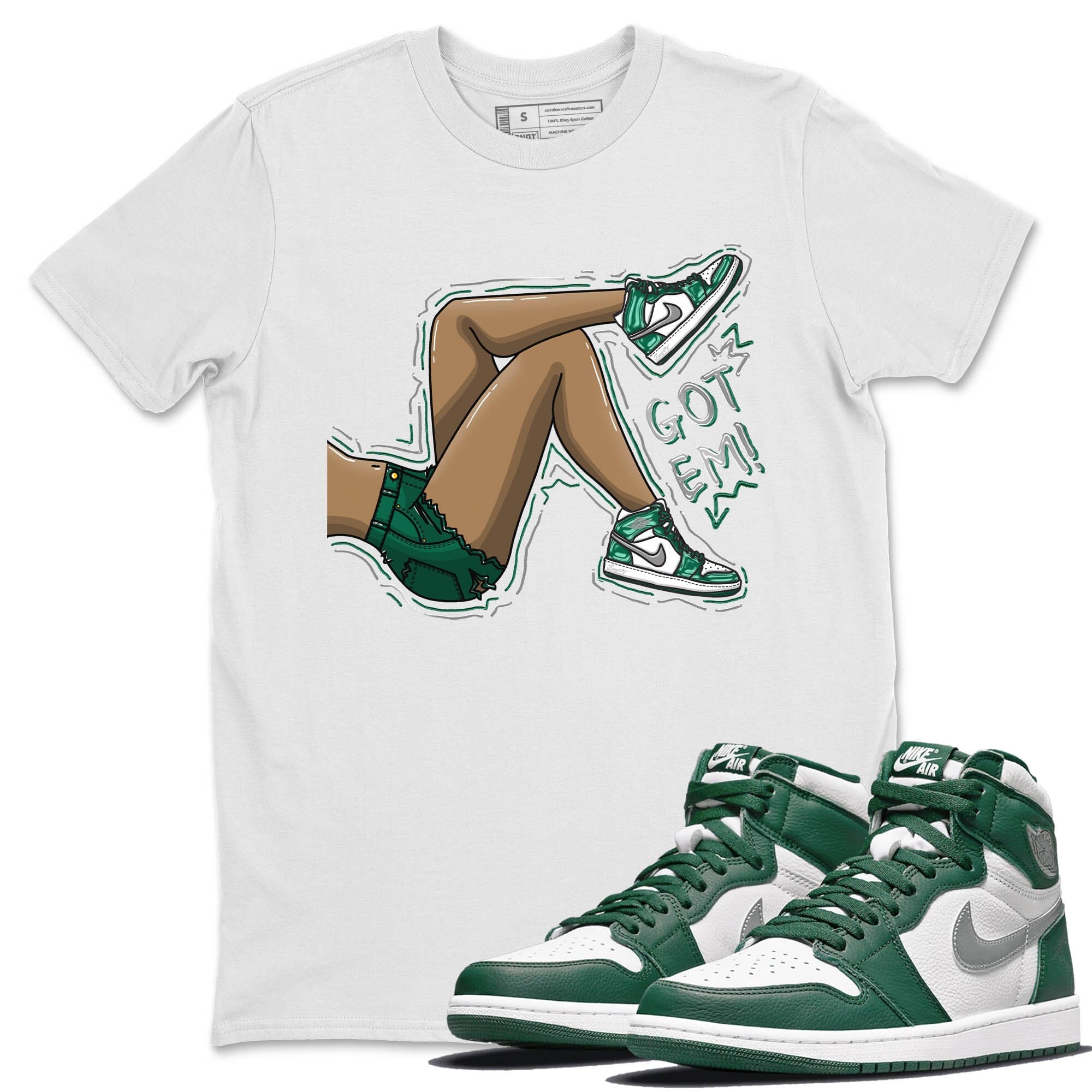 Got Em Legs Unisex Tops - Air Jordan 1 Gorge Green