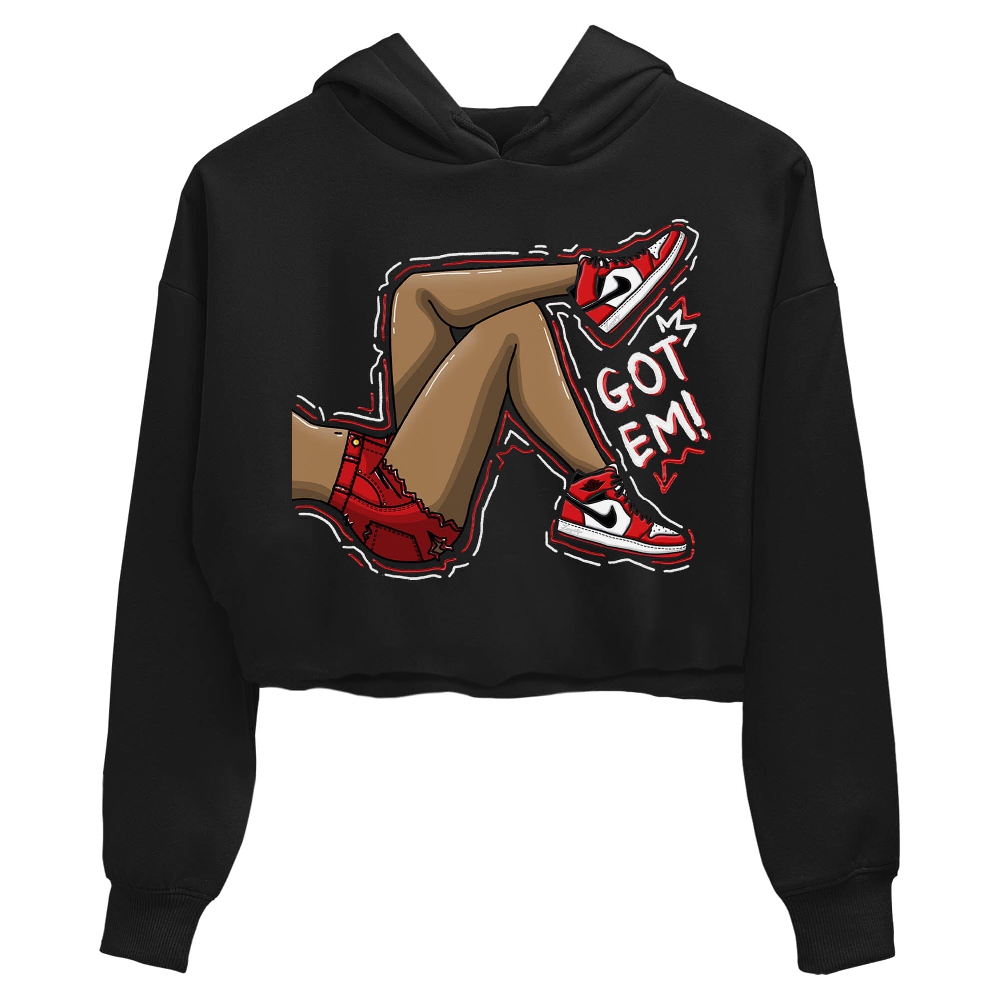 Got Em Legs Women's Tops - Air Jordan 1 Lost & Found