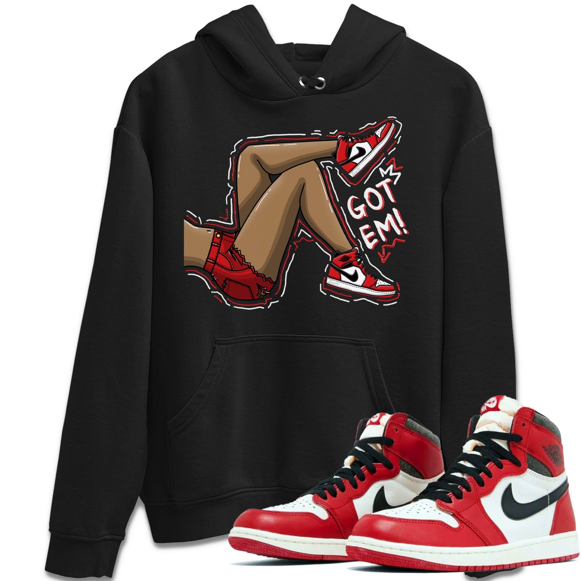 Got Em Legs Unisex Tops - Air Jordan 1 Lost & Found