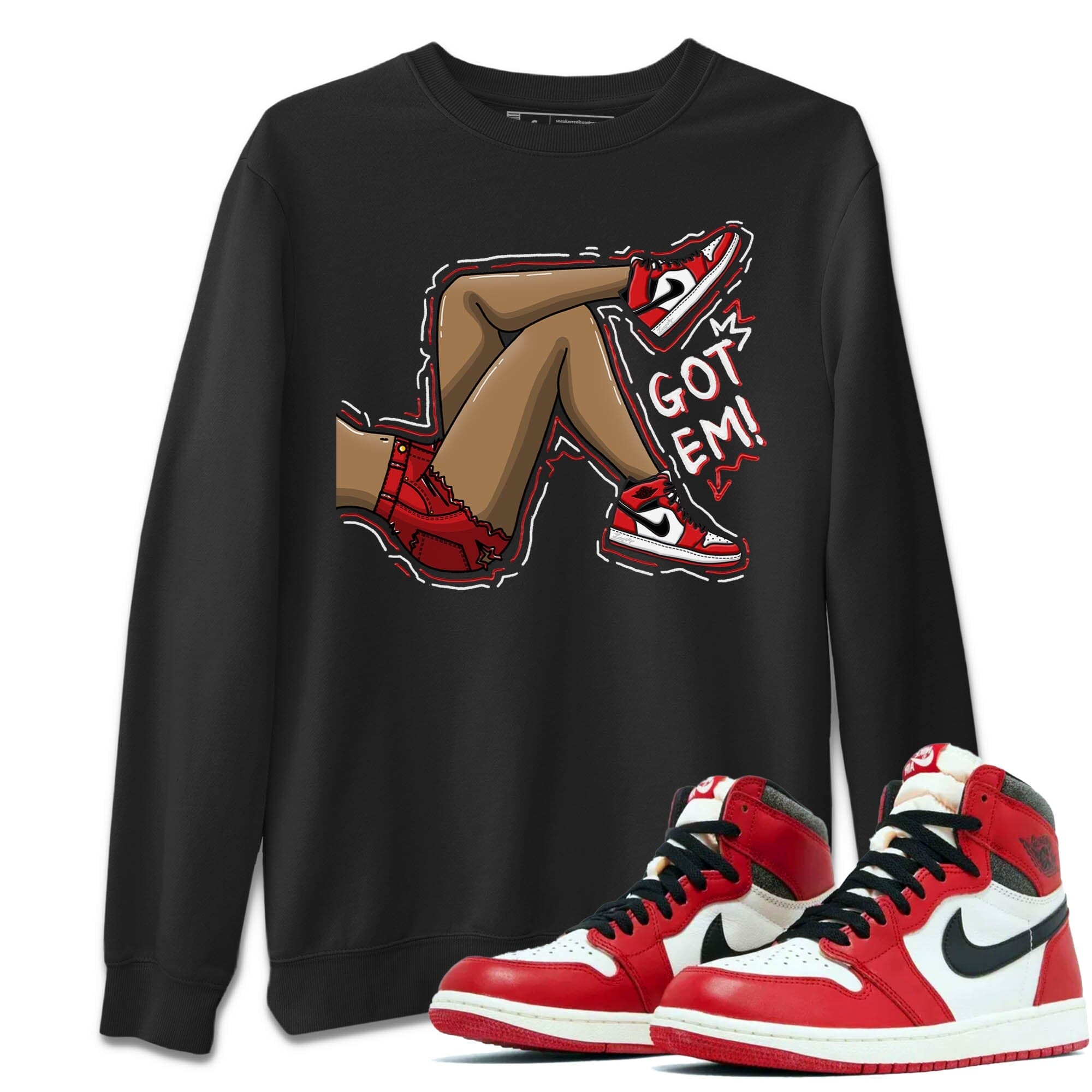 Got Em Legs Unisex Tops - Air Jordan 1 Lost & Found