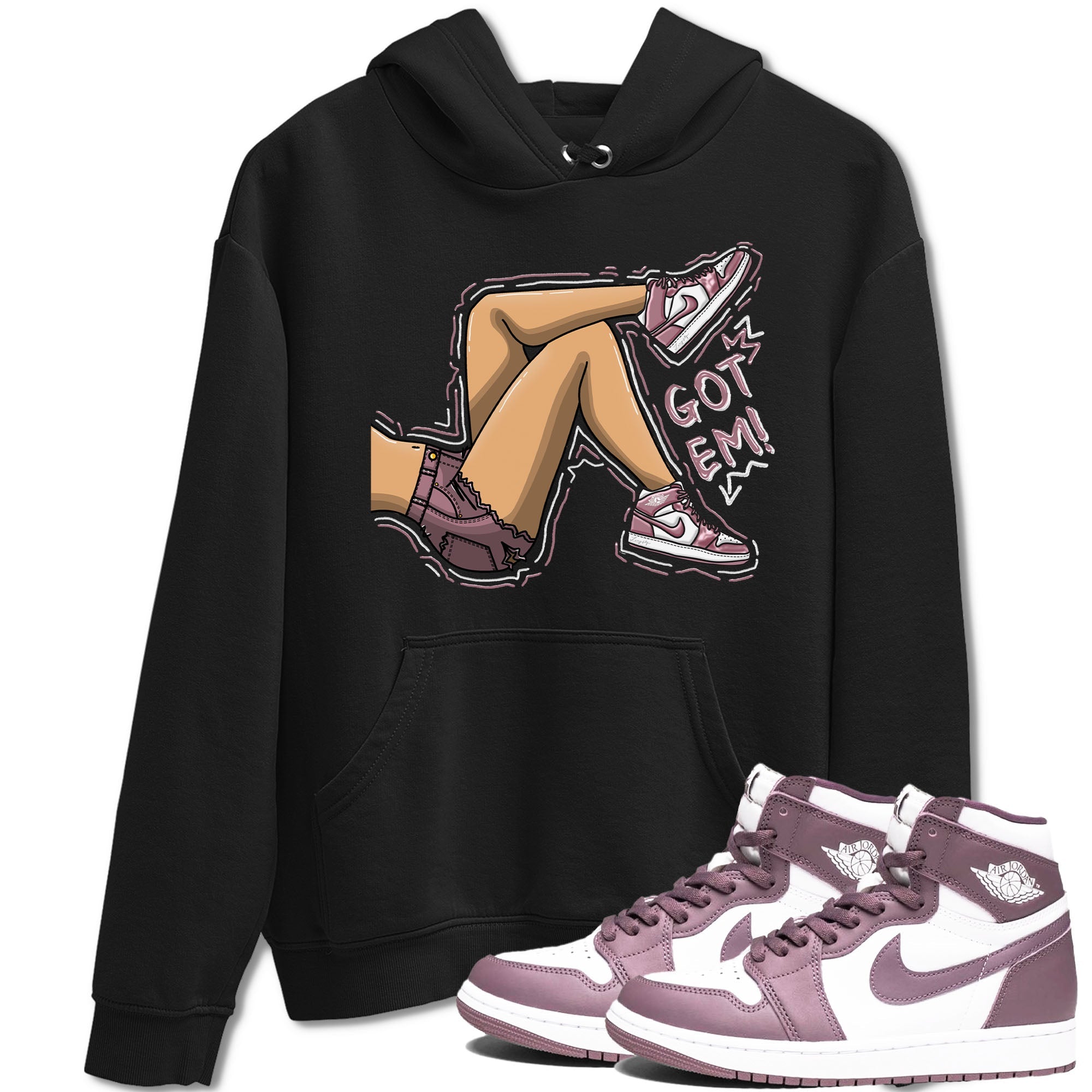 Got Em Legs snkmatch Tee - Air Jordan 1 Mauve