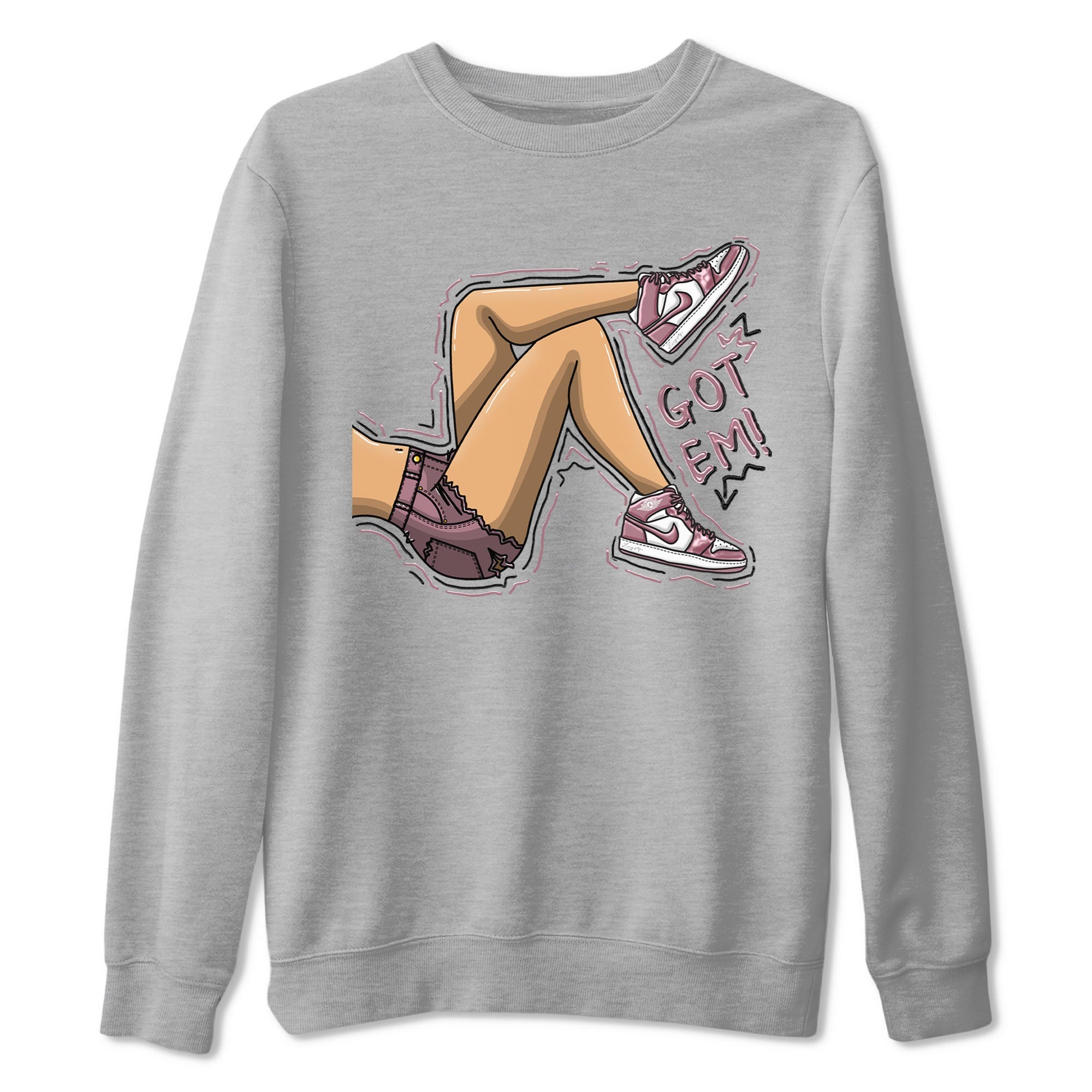 Got Em Legs snkmatch Tee - Air Jordan 1 Mauve