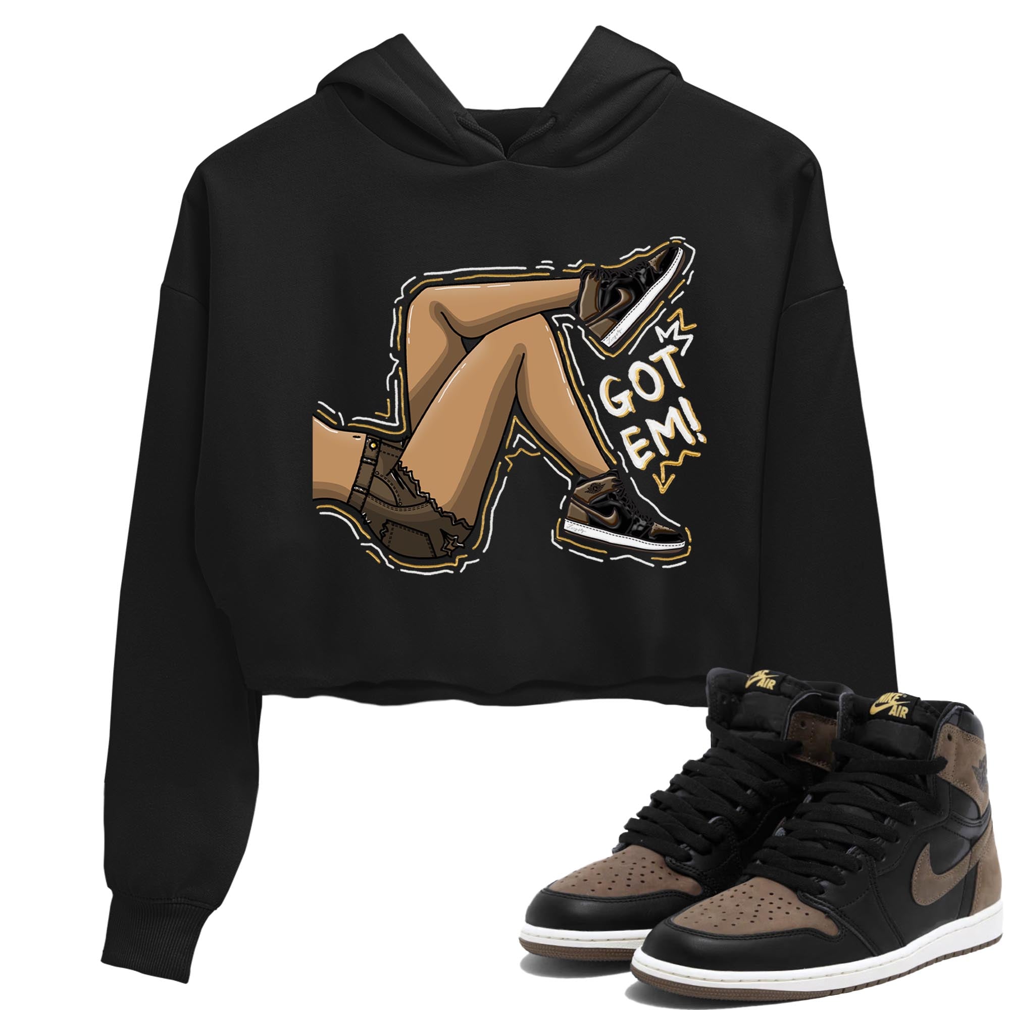 Got Em Legs snkmatch Women's Top - Air Jordan 1 Palomino