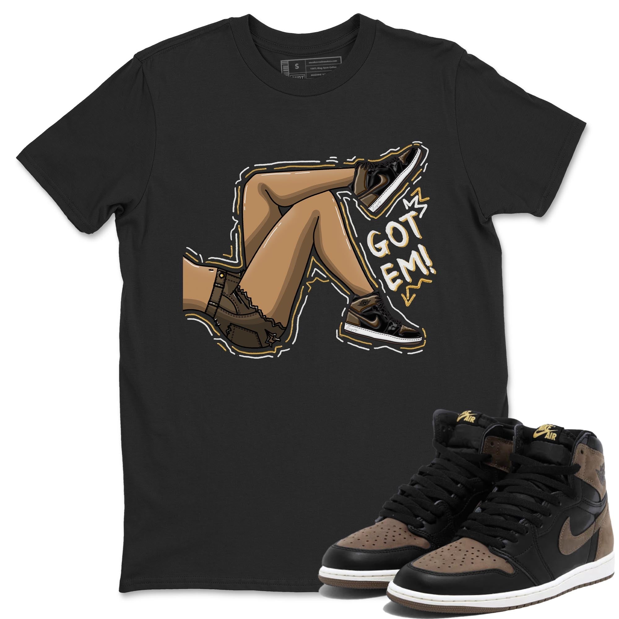 Got Em Legs snkmatch Tee - Air Jordan 1 Palomino