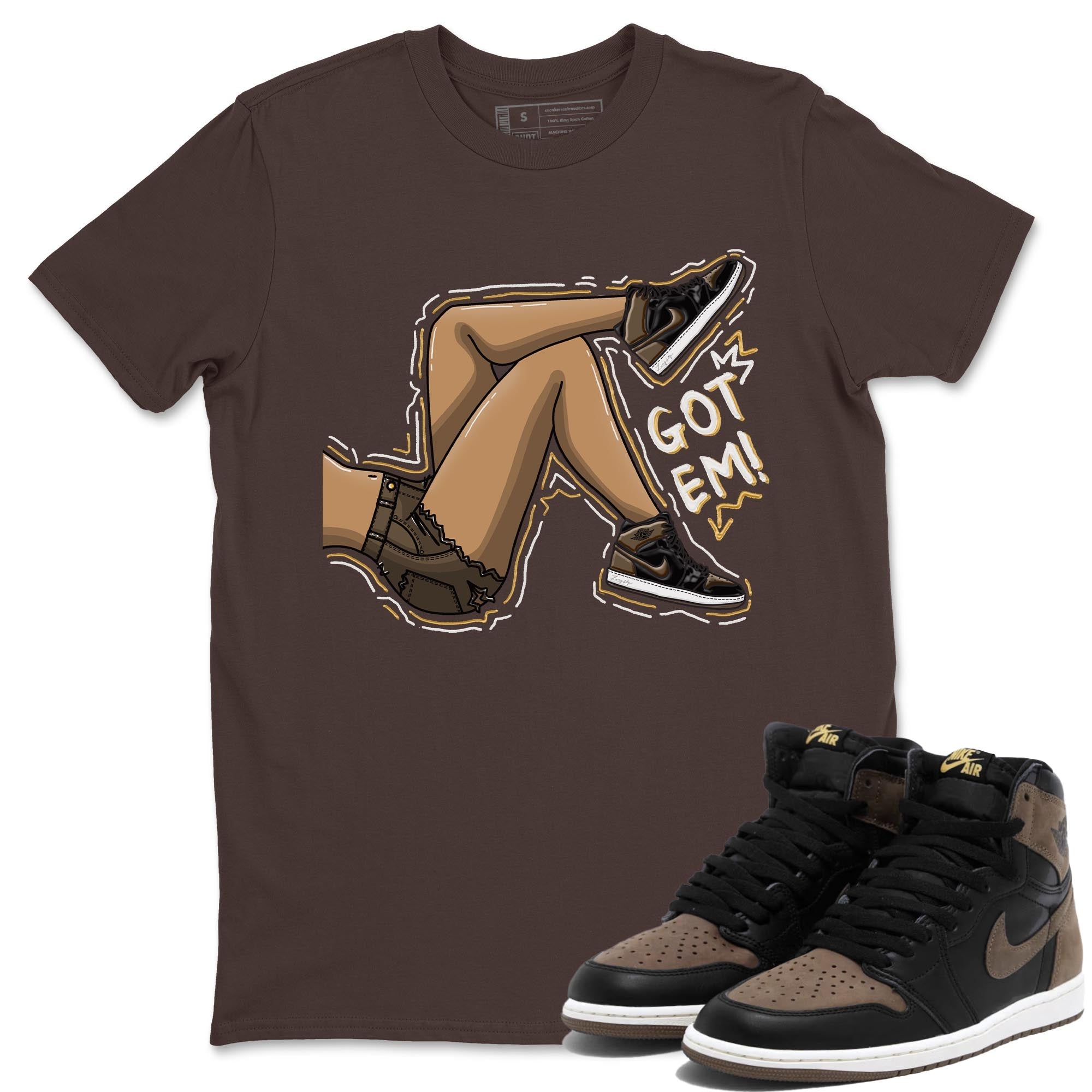 Got Em Legs snkmatch Tee - Air Jordan 1 Palomino