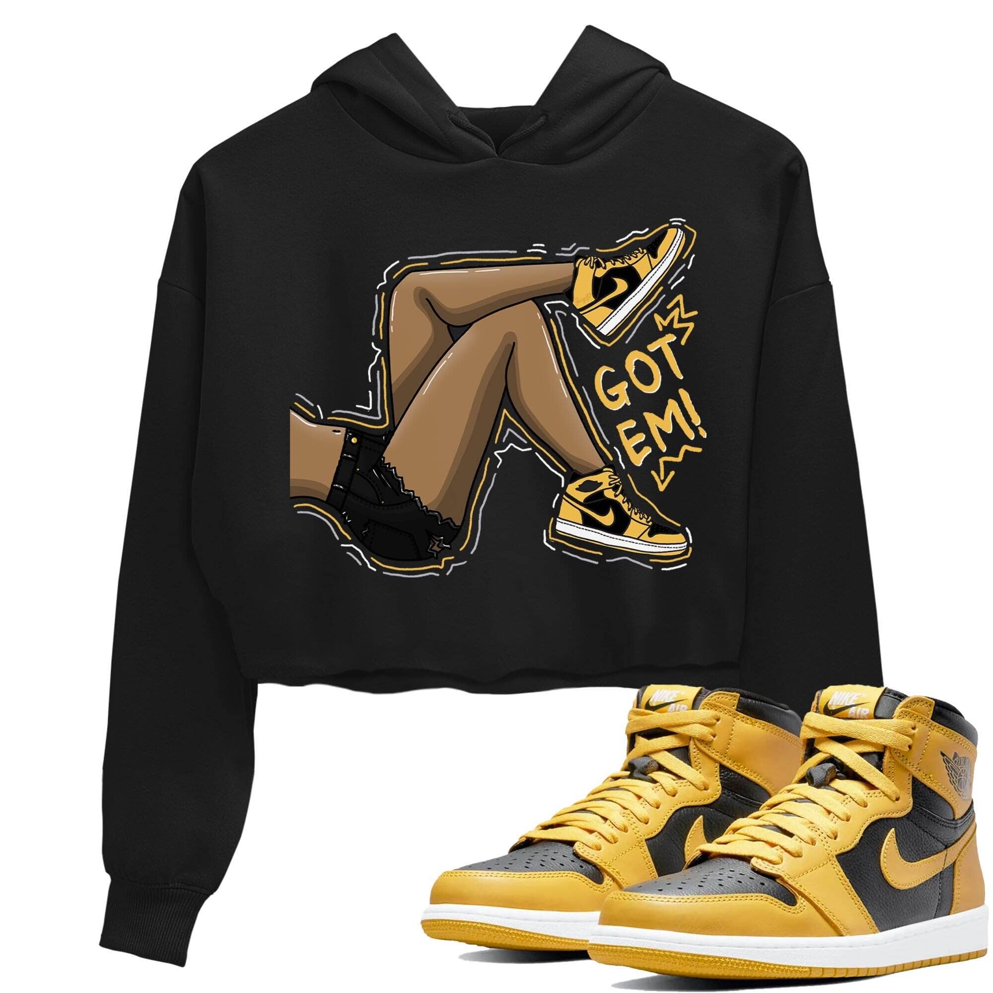 Got Em Legs Women's Tops - Air Jordan 1 Pollen