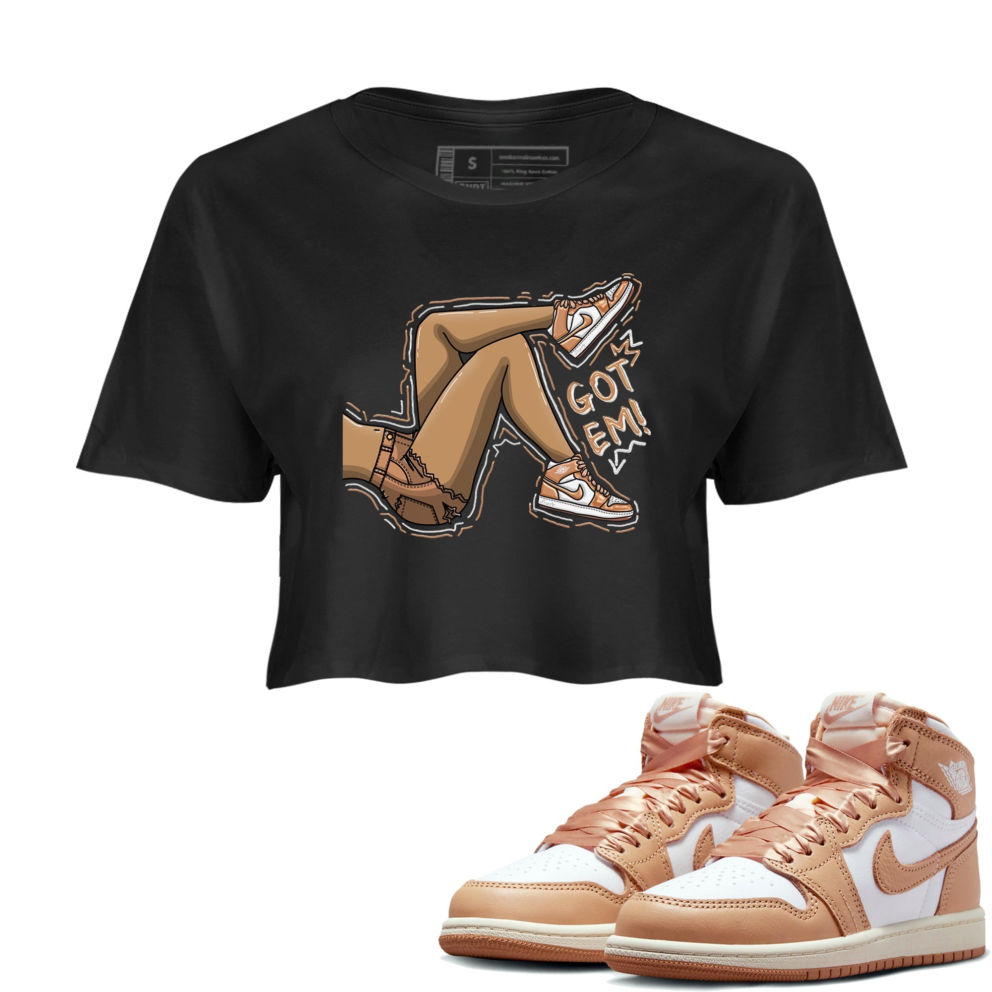 Got Em Legs snkmatch Women's Top - Air Jordan 1 Praline