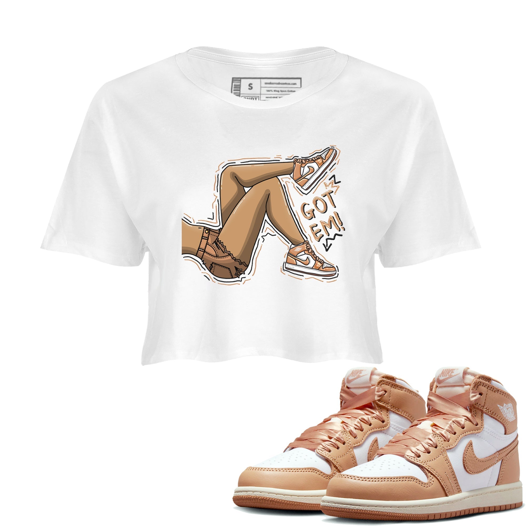 Got Em Legs snkmatch Women's Top - Air Jordan 1 Praline