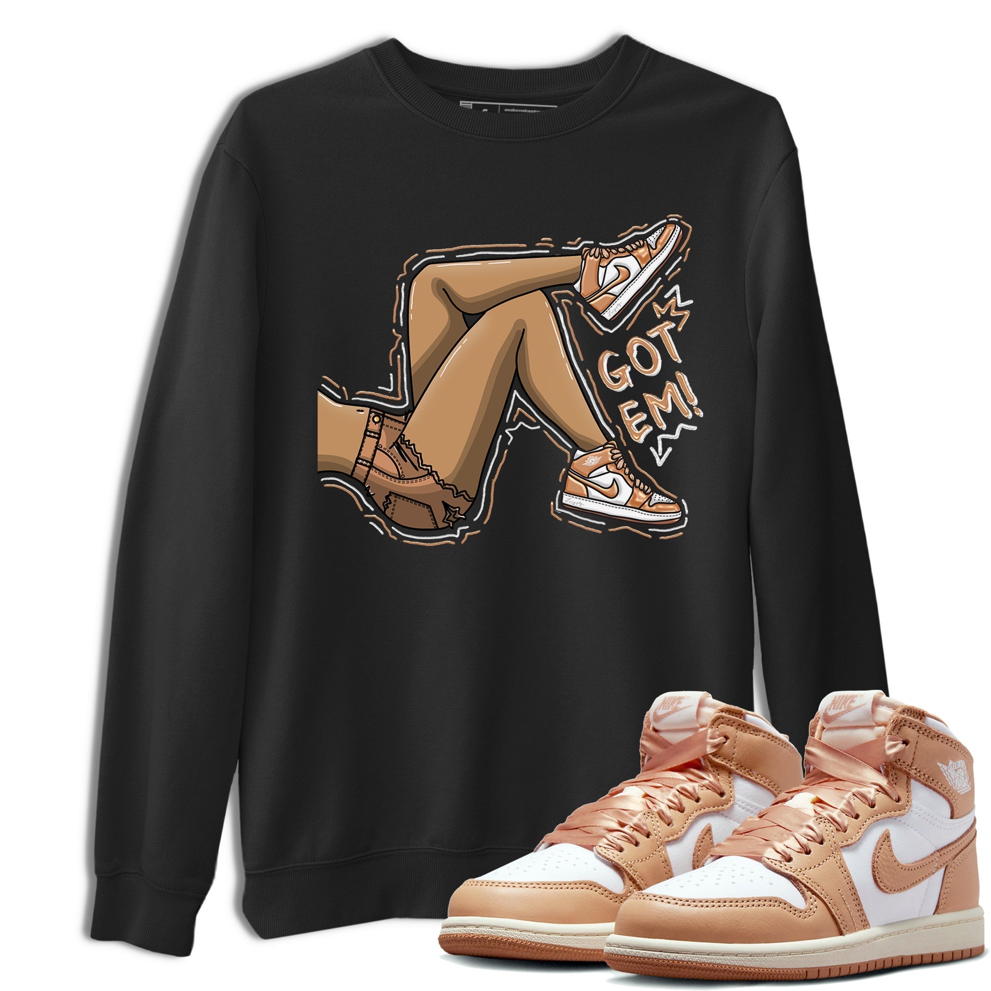 Got Em Legs snkmatch Tee - Air Jordan 1 Praline