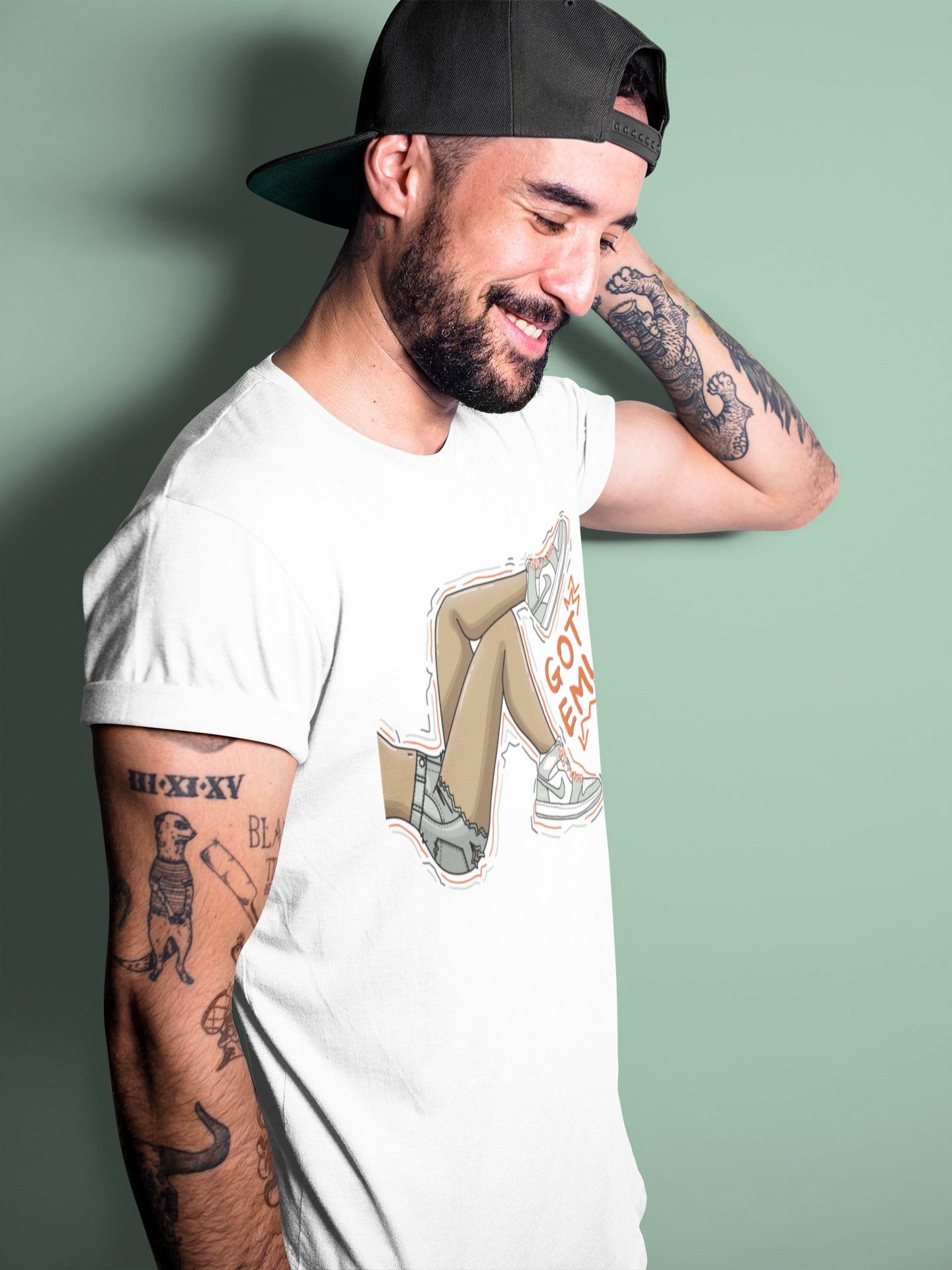Got Em Legs Unisex Tops - Air Jordan 1 Seafoam