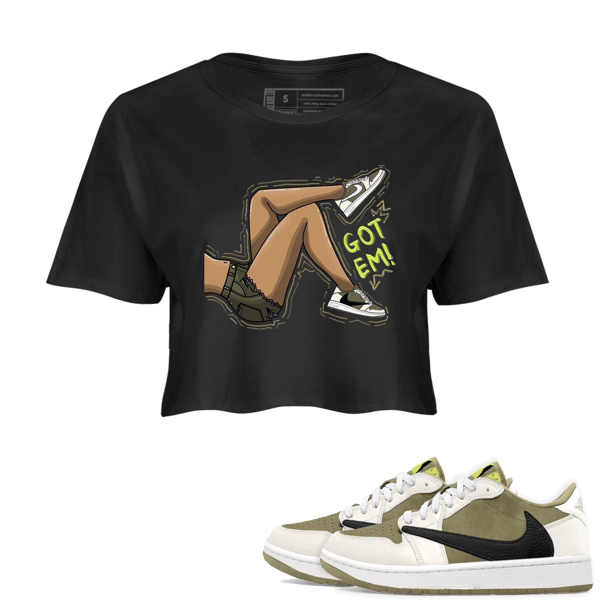 Got Em Legs snkmatch Women's Top - Air Jordan 1 Travis Scott Golf