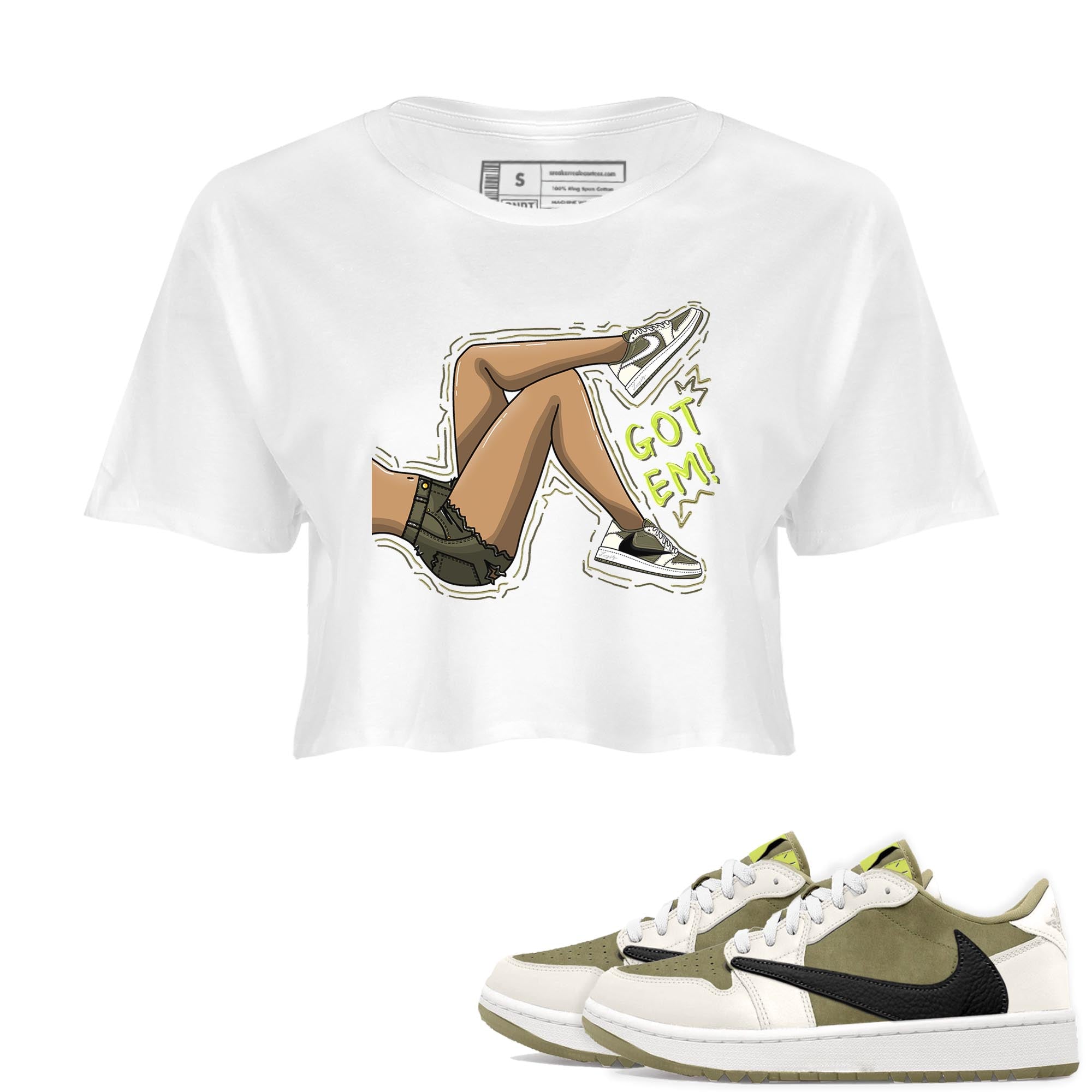 Got Em Legs snkmatch Women's Top - Air Jordan 1 Travis Scott Golf