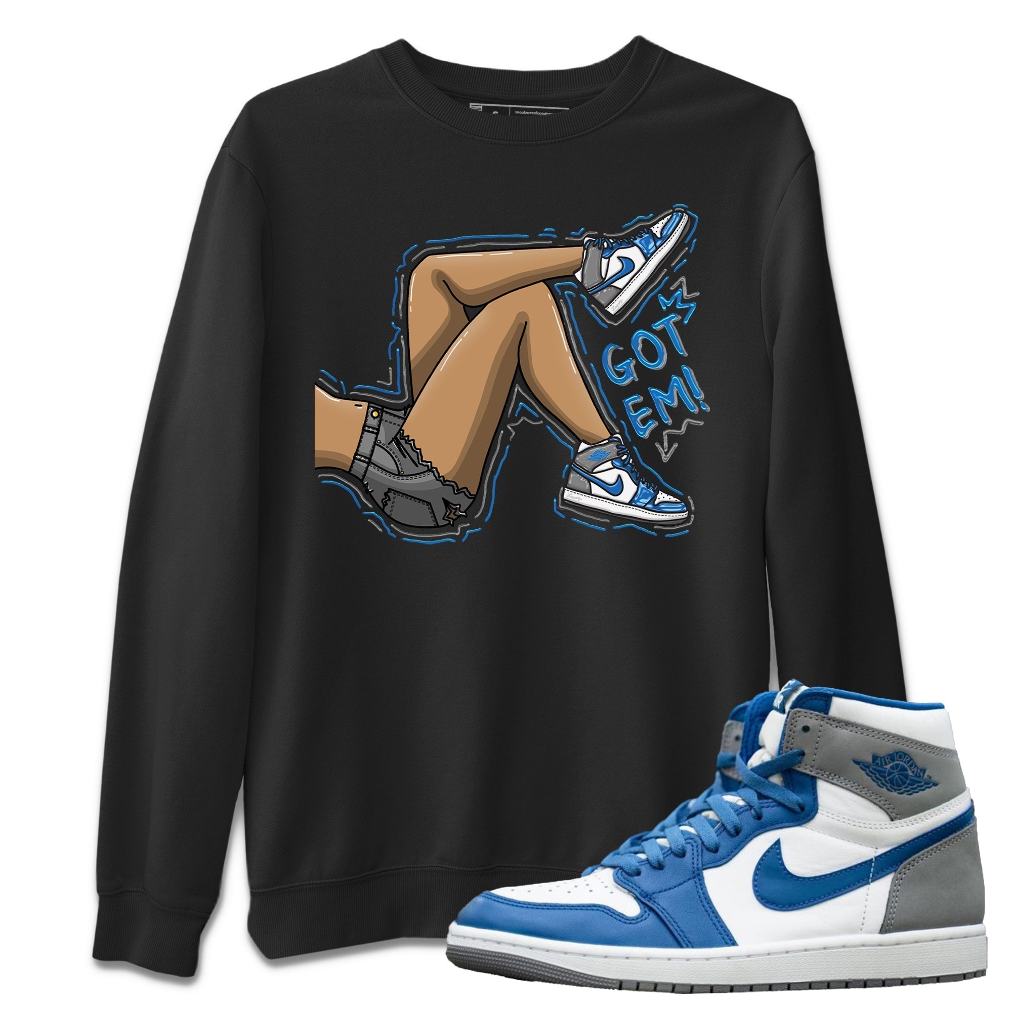 Got Em Legs Unisex Tops - Air Jordan 1 True Blue