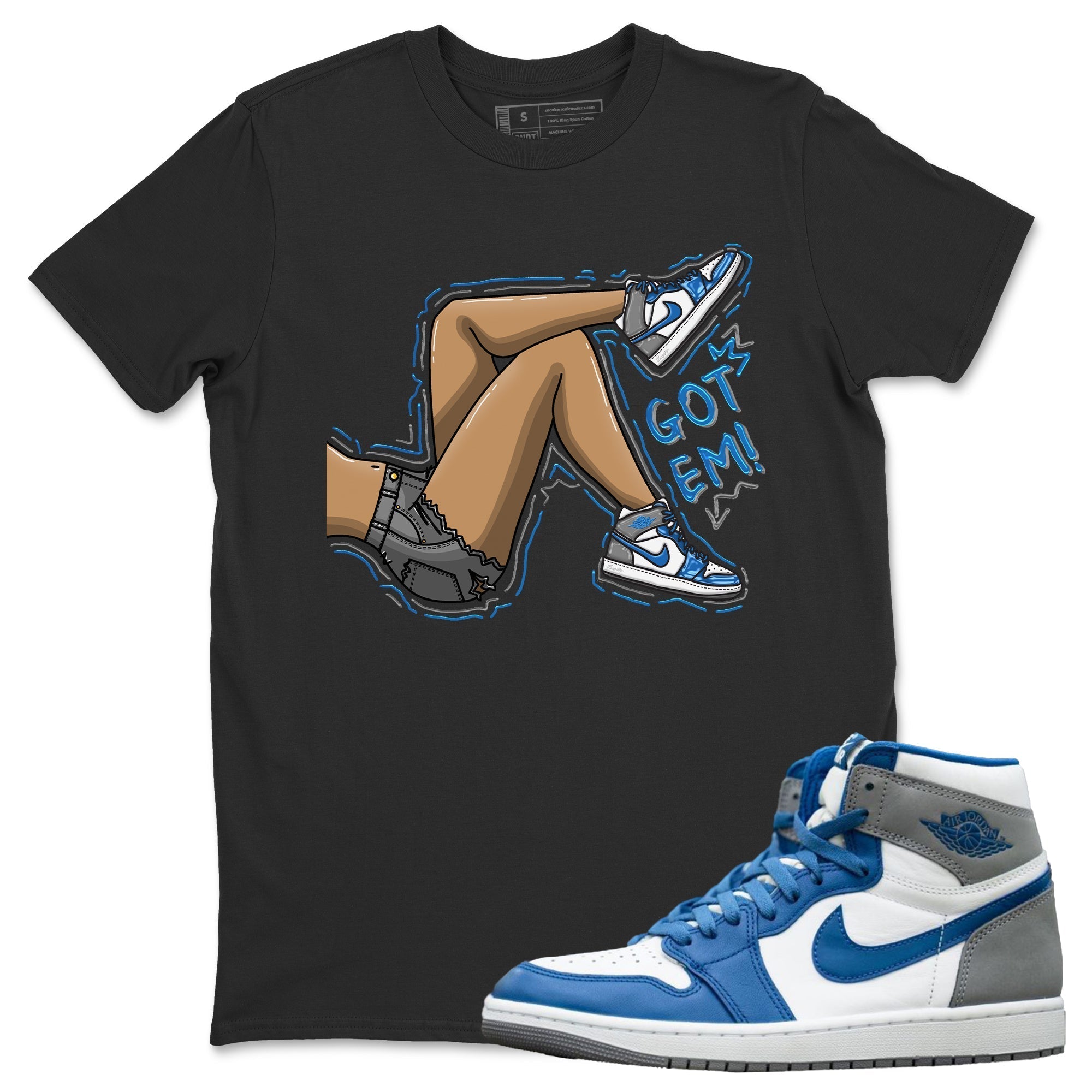 Got Em Legs Unisex Tops - Air Jordan 1 True Blue