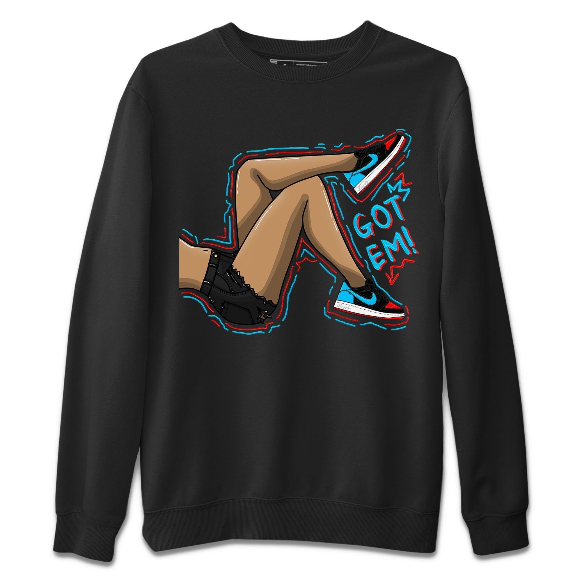 Got Em Legs snkmatch Tee - Air Jordan 1 UNC to Chicago
