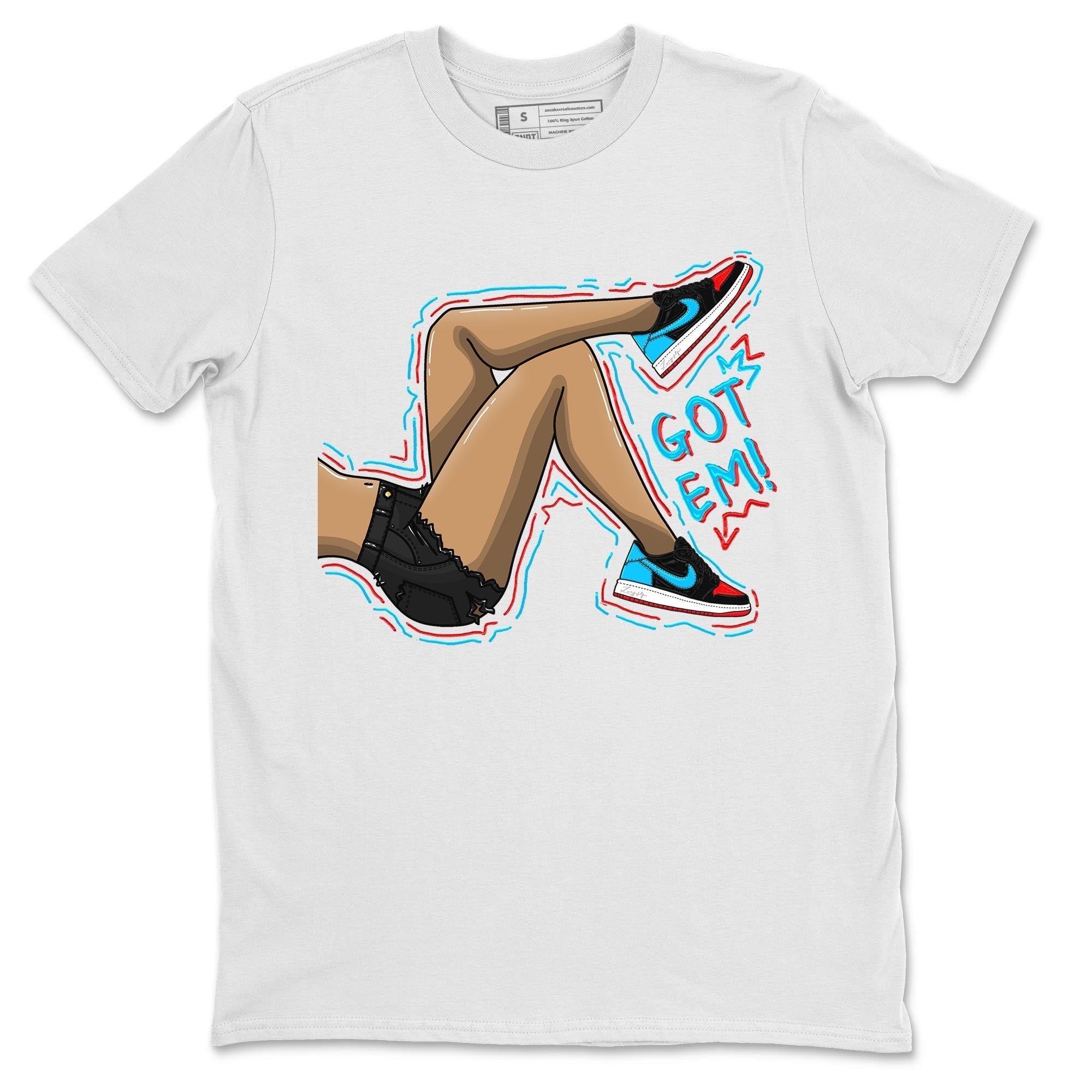 Got Em Legs snkmatch Tee - Air Jordan 1 UNC to Chicago