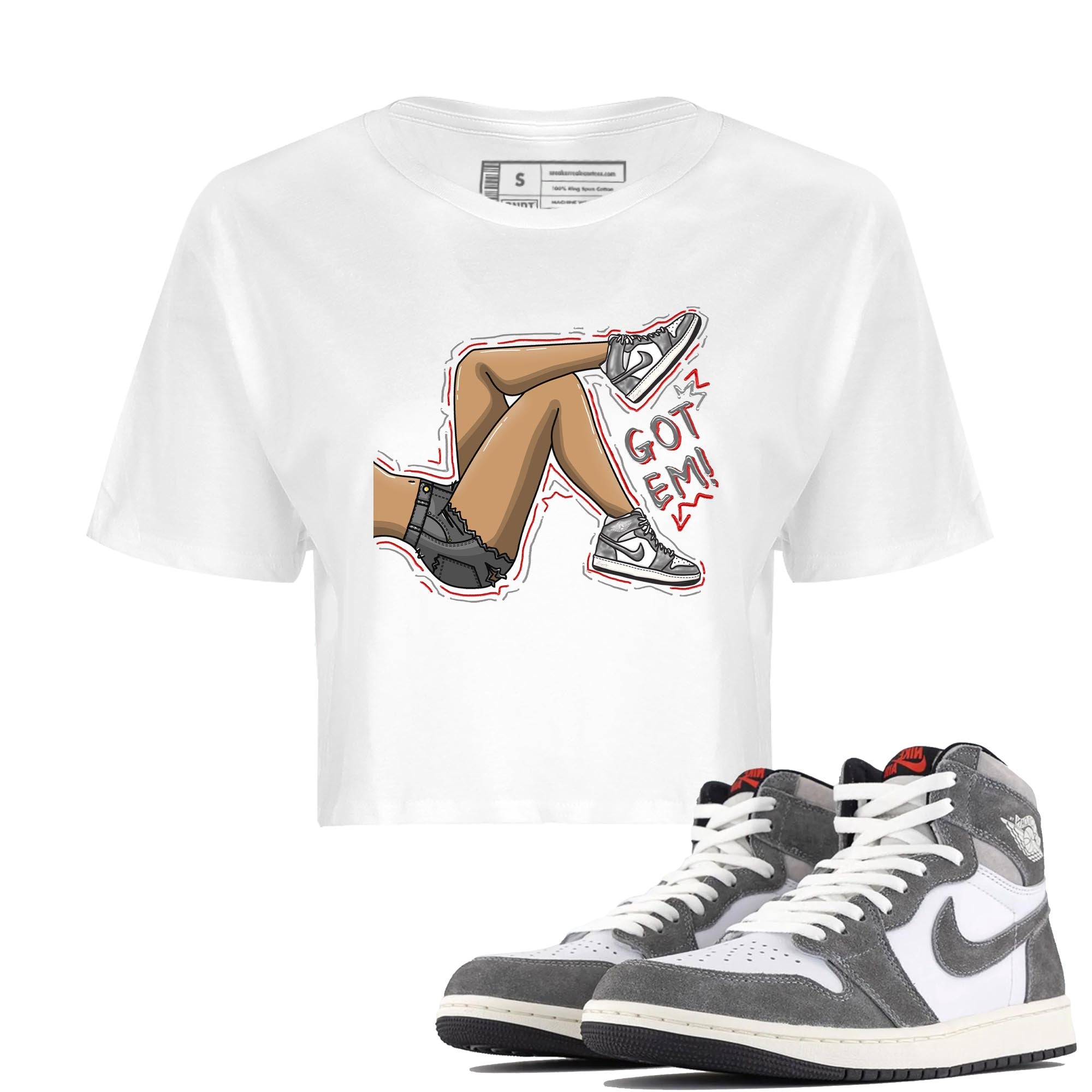 Got Em Legs Women's Tops - Air Jordan 1 Washed Heritage