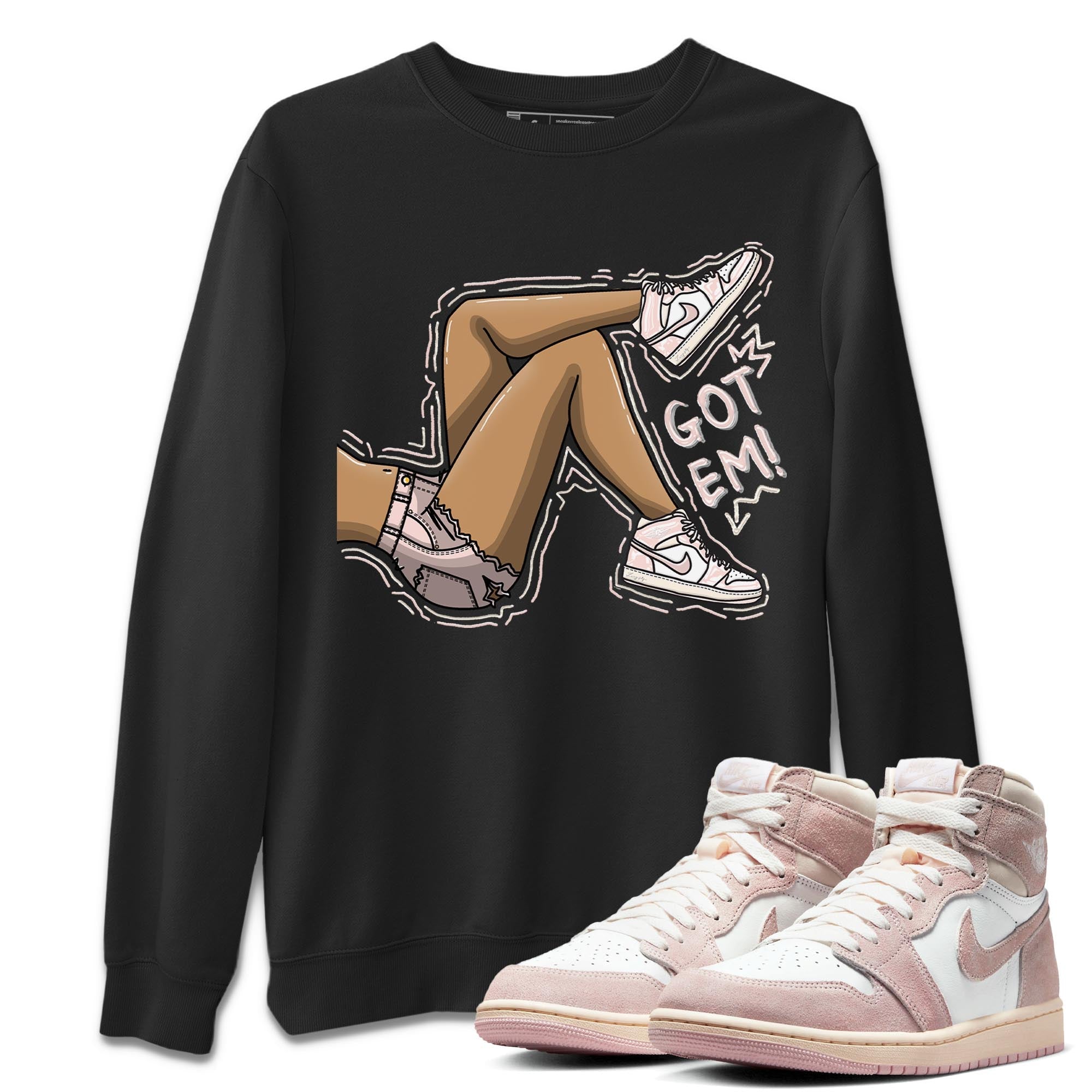 Got Em Legs Unisex Tops - Air Jordan 1 Washed Pink