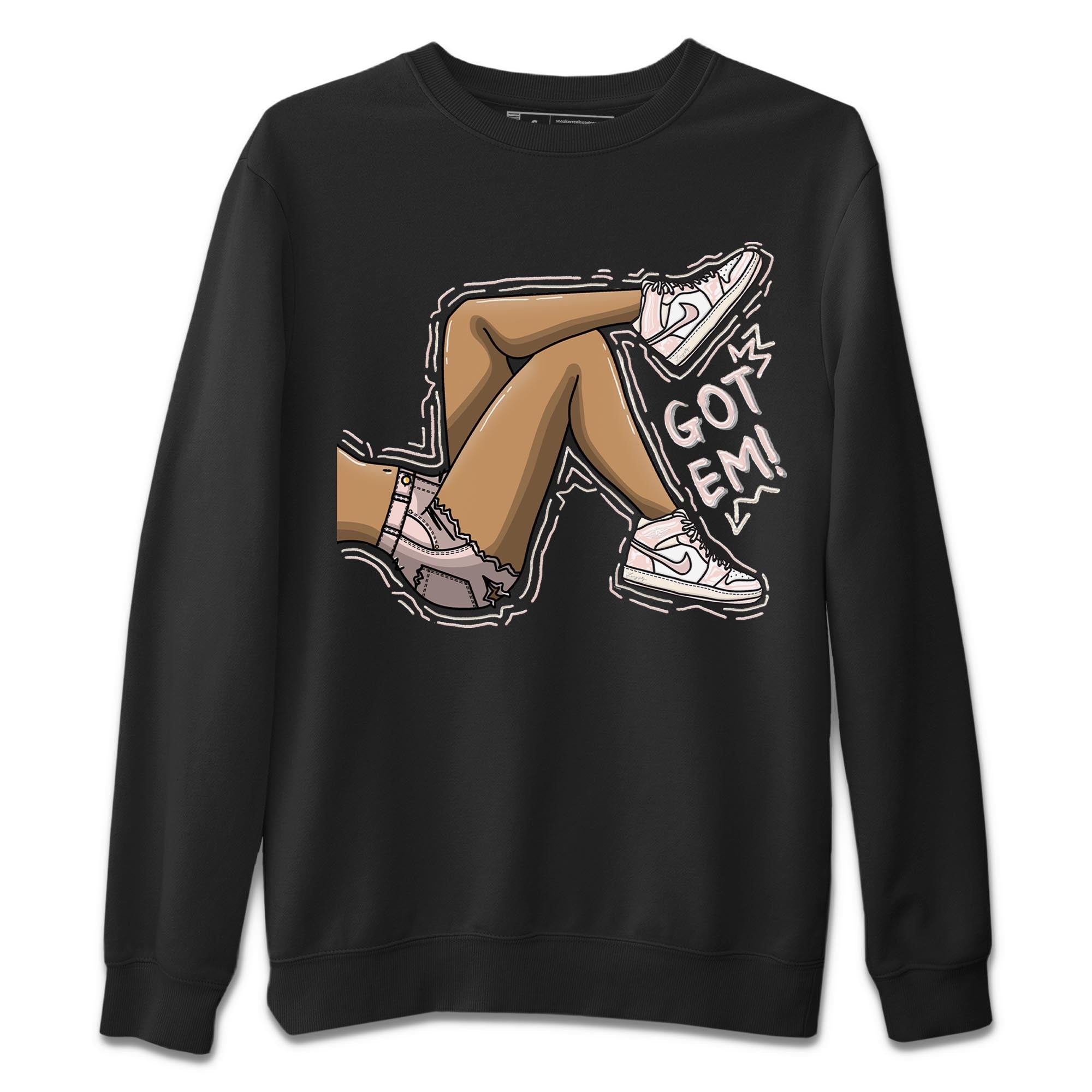 Got Em Legs Unisex Tops - Air Jordan 1 Washed Pink