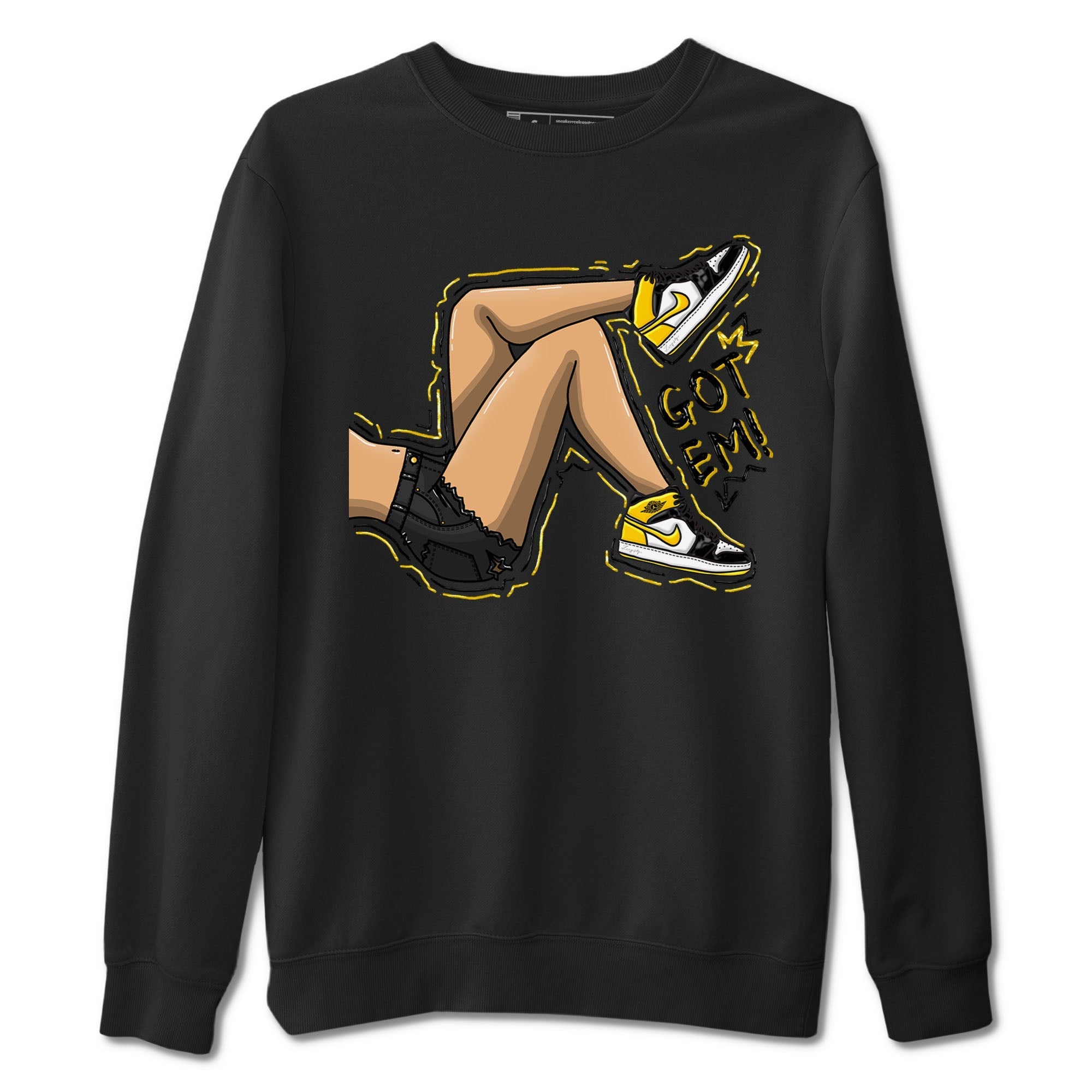 Got Em Legs snkmatch Tees - Air Jordan 1 Yellow Ochre