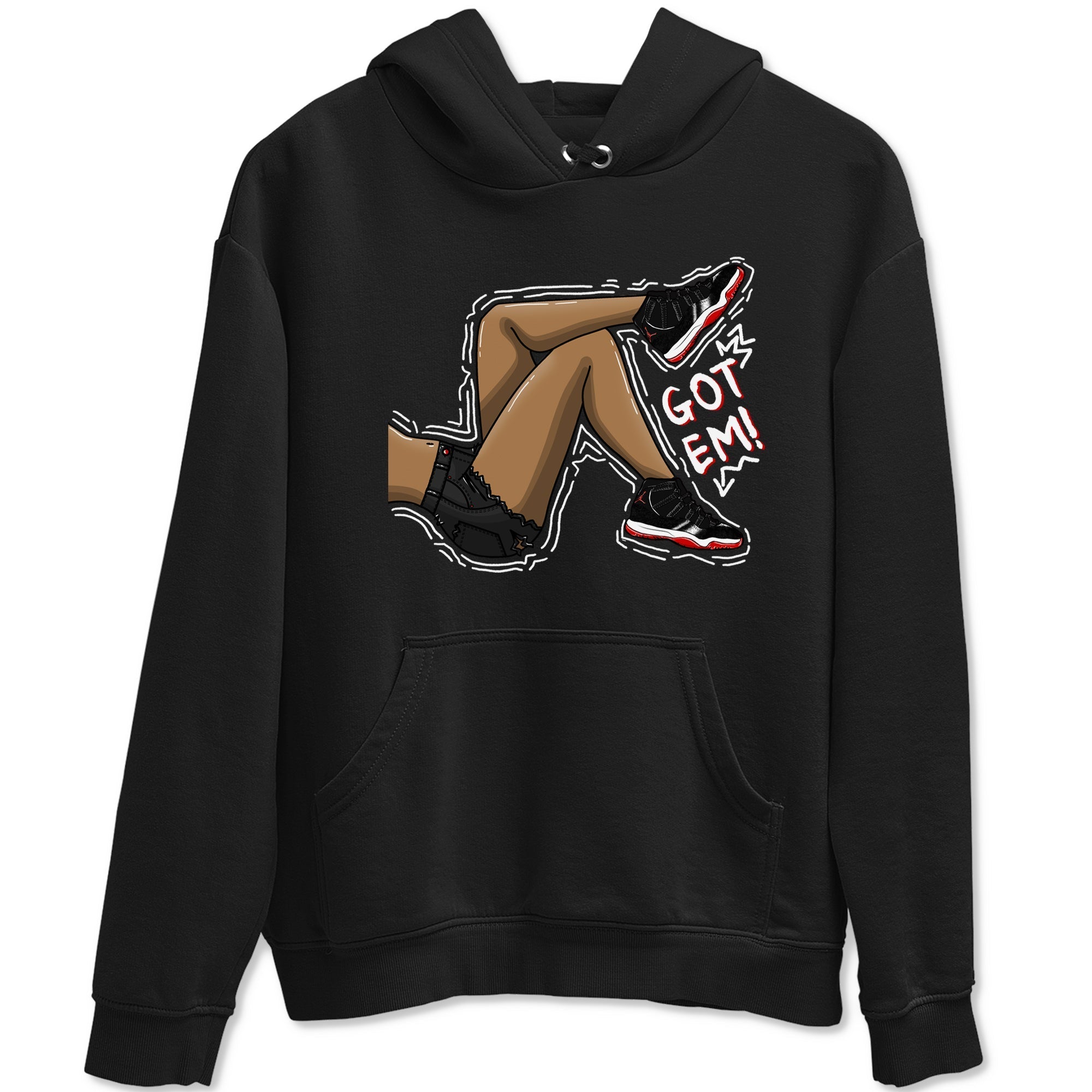 Got Em Legs snkmatch Tees - Air Jordan 11 Bred Velvet