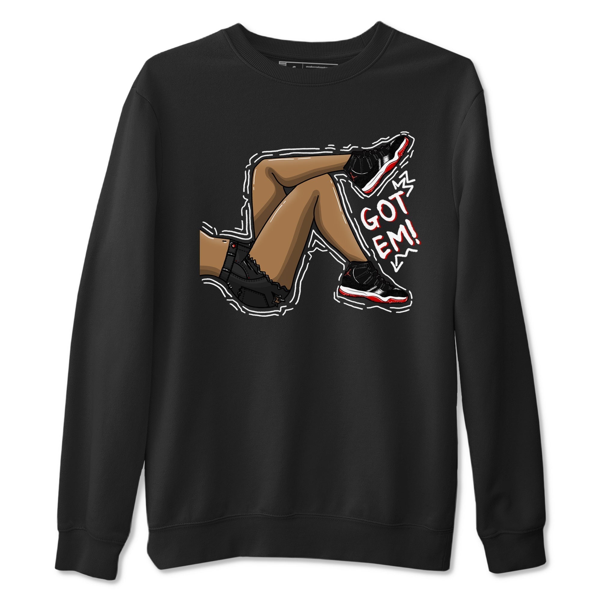 Got Em Legs snkmatch Tees - Air Jordan 11 Bred Velvet