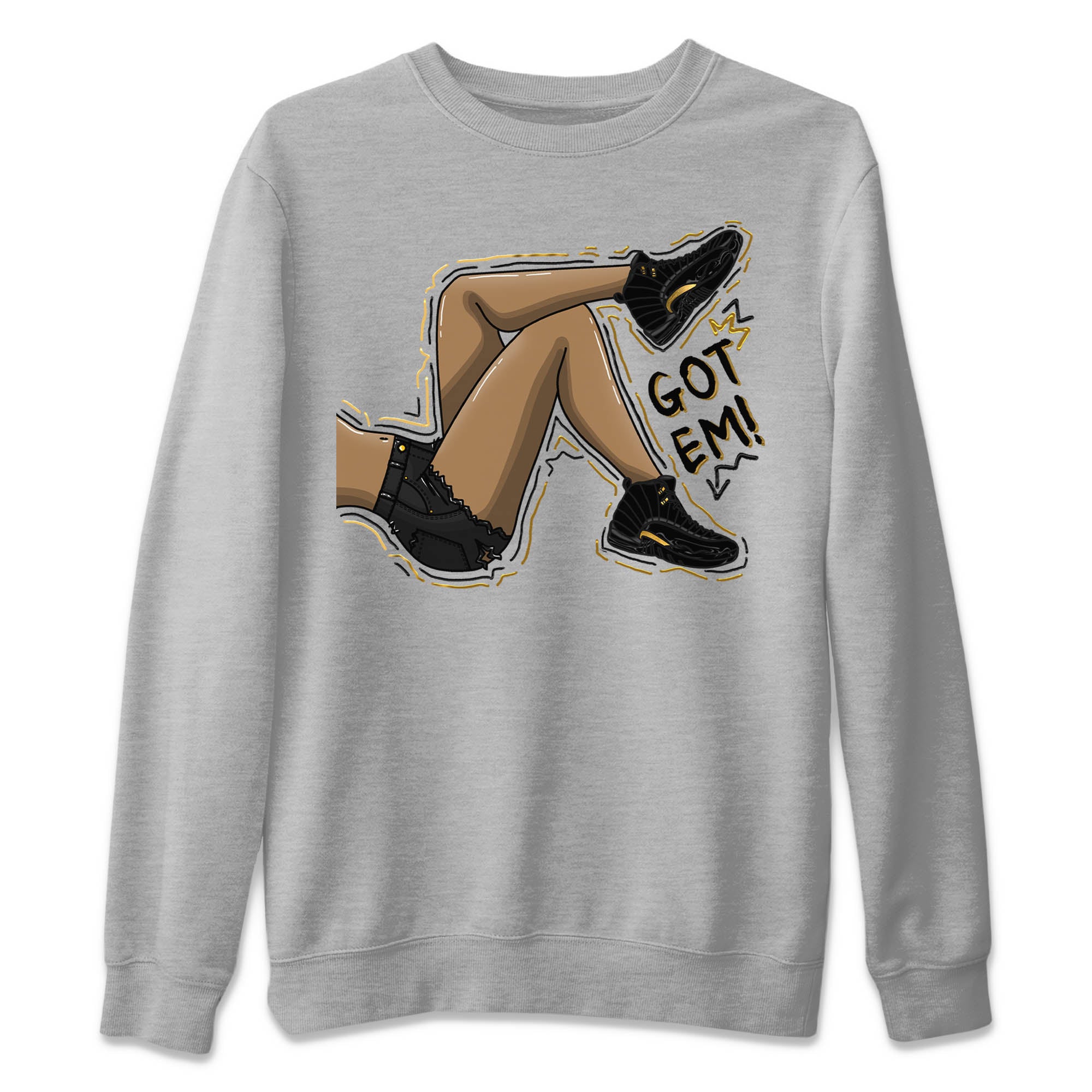 Got Em Legs Unisex Tops - Air Jordan 12 Black Taxi