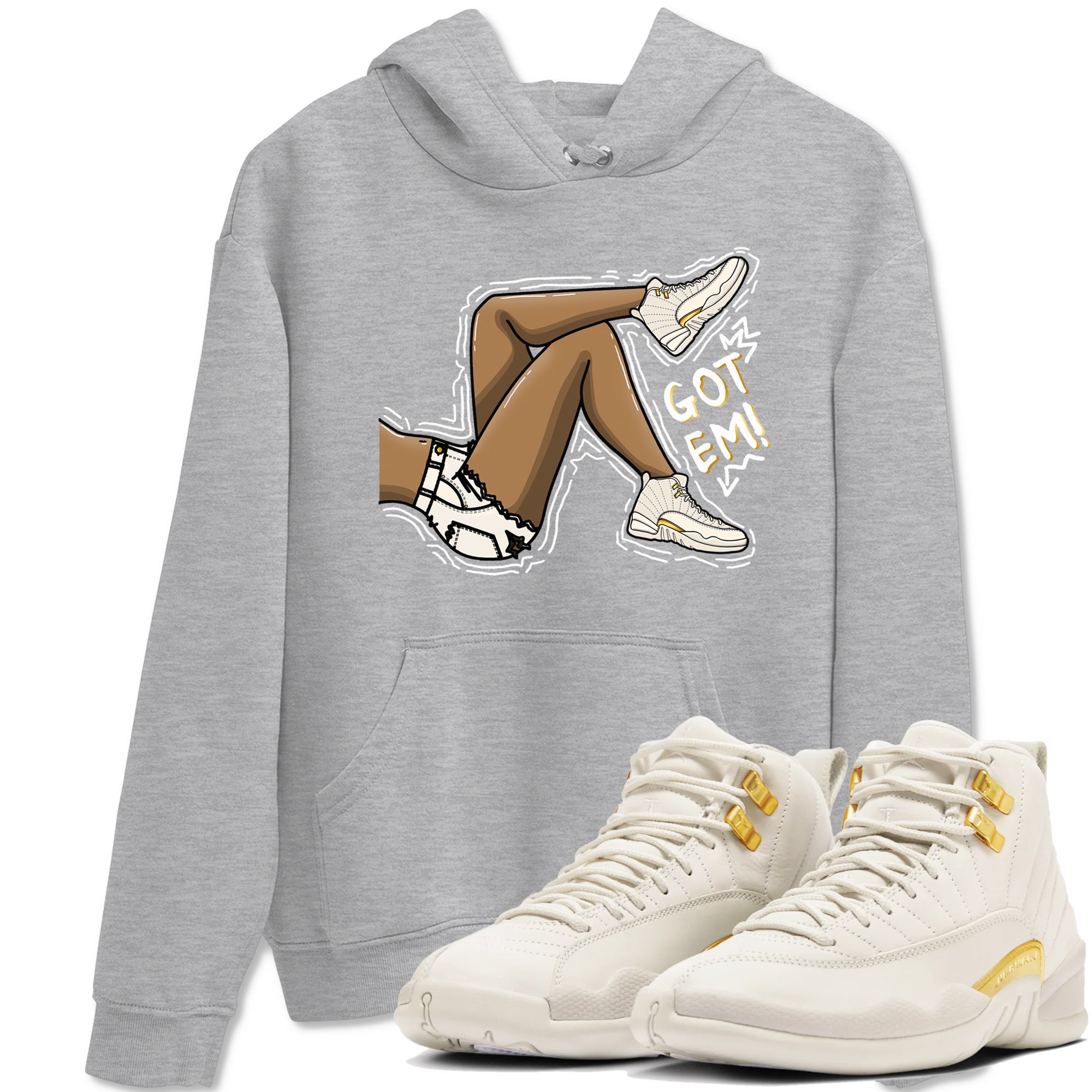 Got Em Legs snkmatch Tees - Air Jordan 12 Phantom