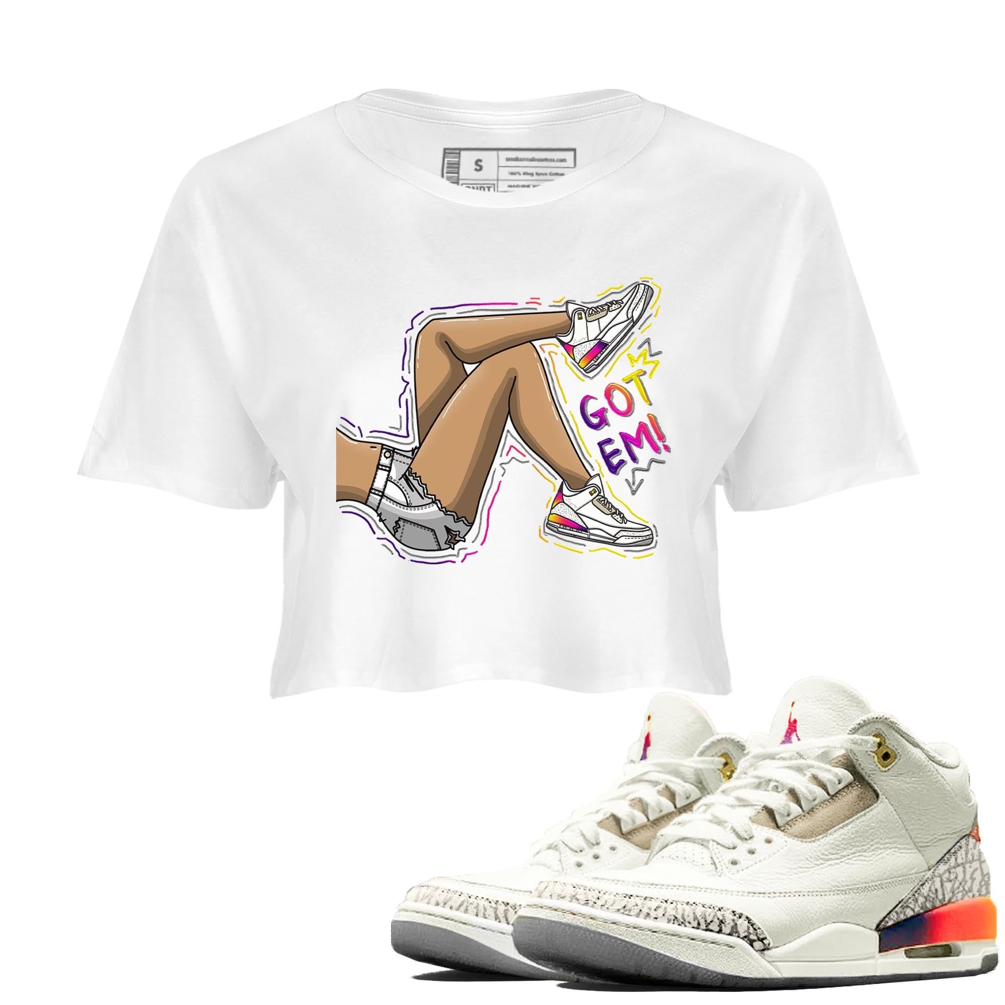 Got Em Legs snkmatch Women's Top - Air Jordan 3 J Balvin